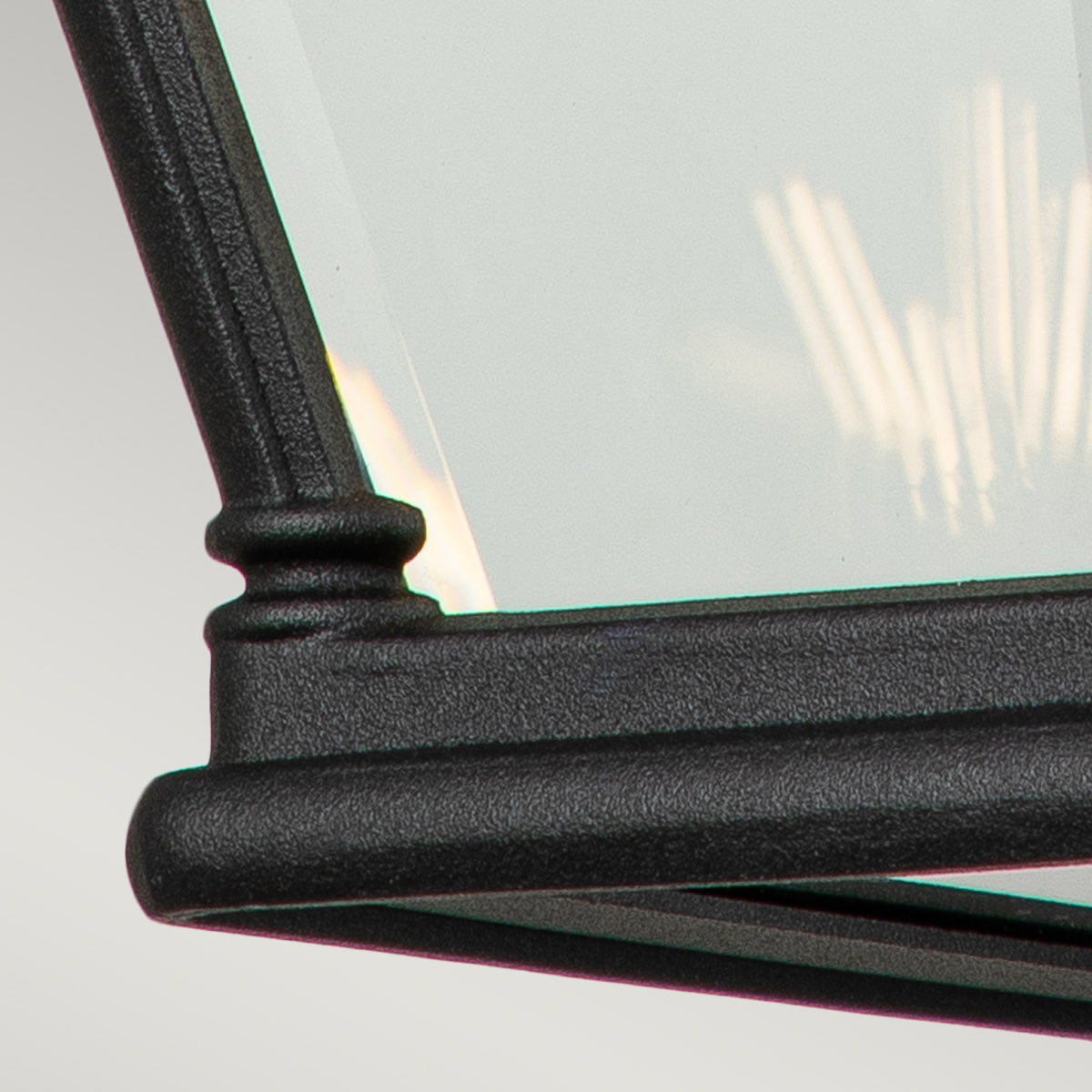 Bayview Large Wall Lantern - Black Finish