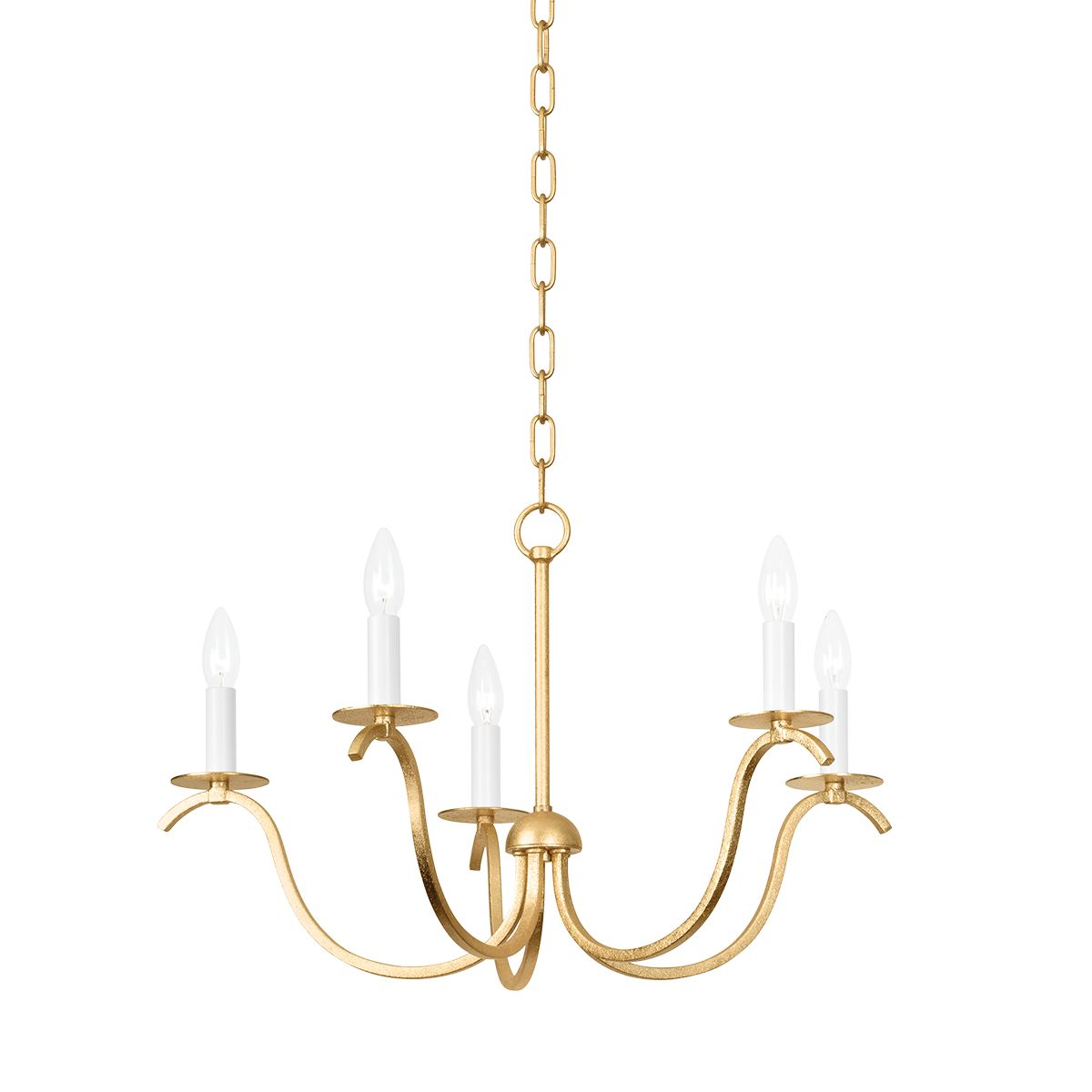 Jaclin 5/6Lt Multi-Arm Pendant - Gold Leaf