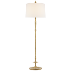 Lotus Floor Lamp - Gild/Plaster White
