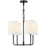 Go Lightly 4Lt Pendant - Charcoal/Gild