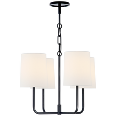 Go Lightly 4Lt Pendant - Charcoal/Gild