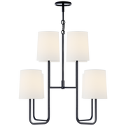 Go Lightly Chandelier - Charcoal/Gild