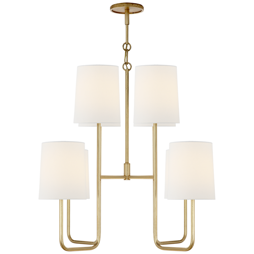 Go Lightly Chandelier - Charcoal/Gild