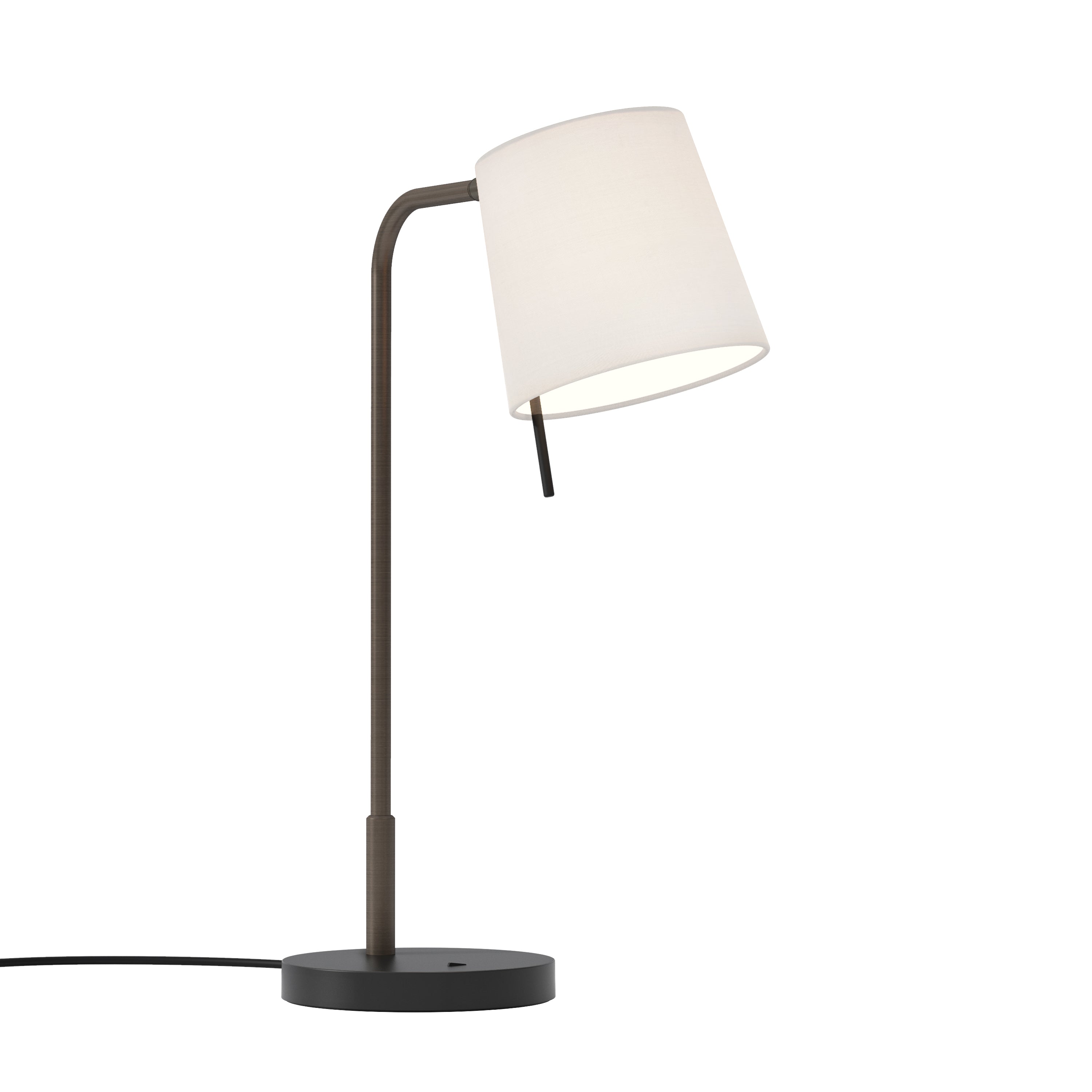 Mitsu Table Lamp- Matt Nickel/ Bronze