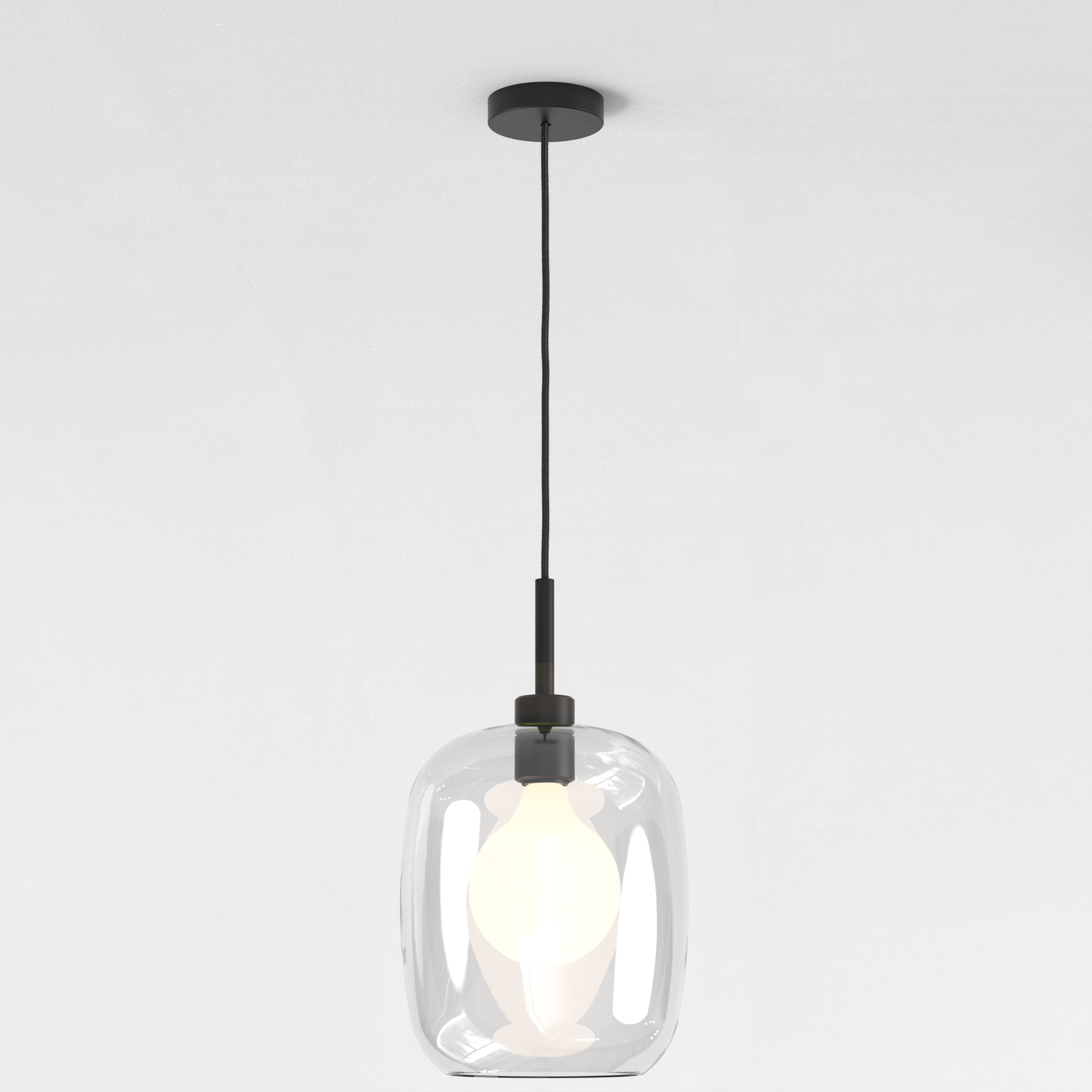 Curve Glass 220/285 Glass Shade