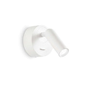 Bean round/ square ap White/Black-Finish
