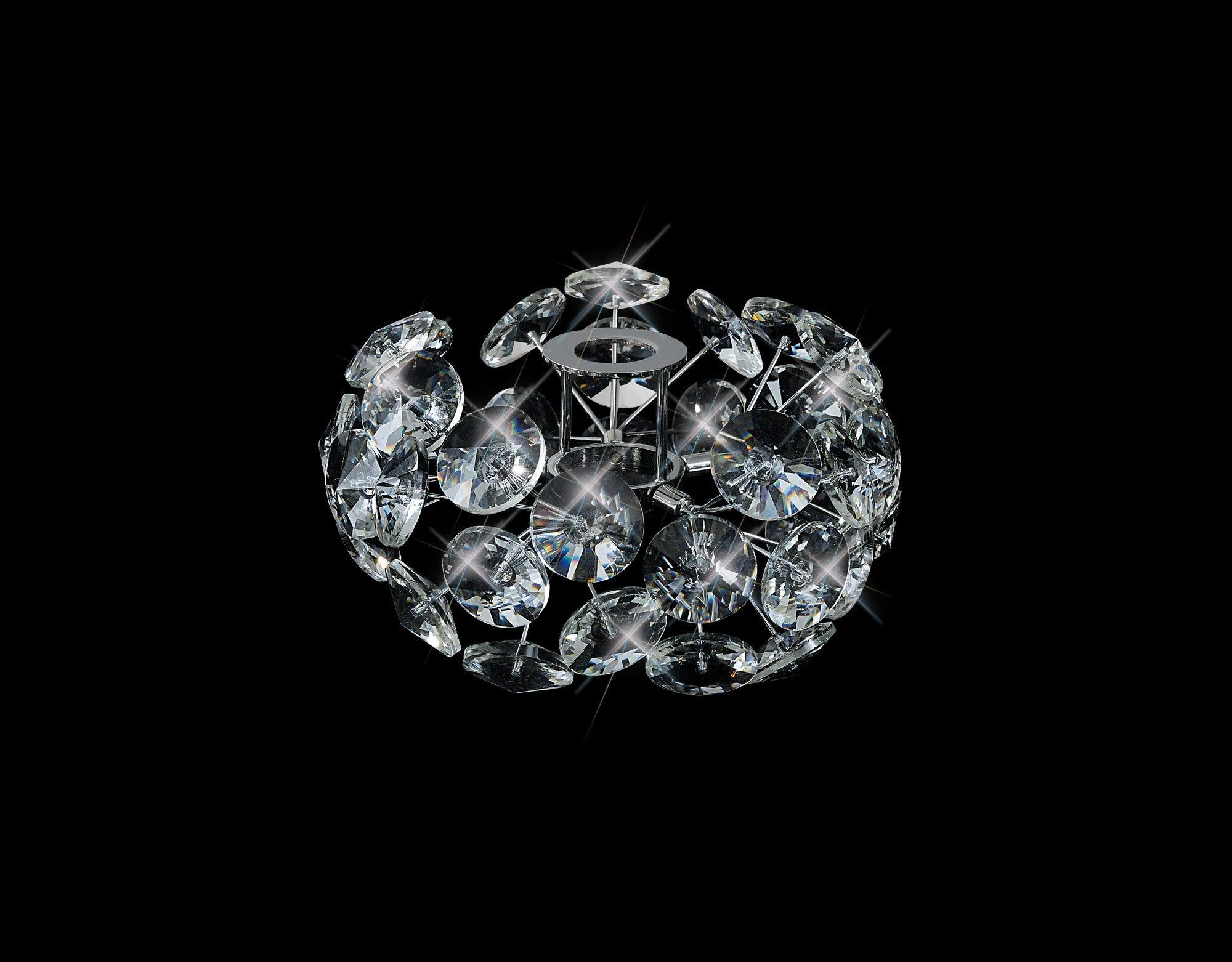 Sophia Non-Electric G9 Shade French Gold/Crystal, Polished Chrome/Crystal 