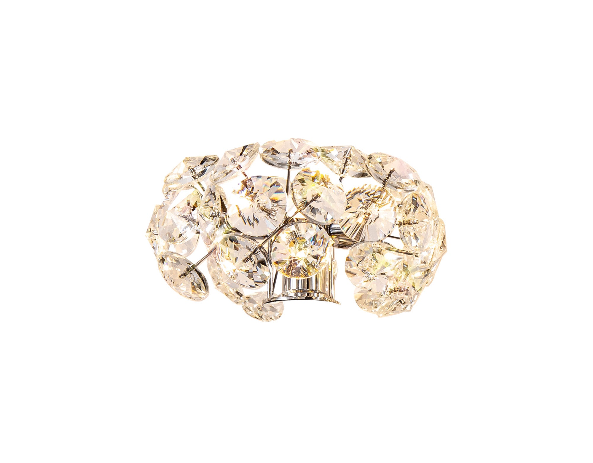 Bellagio Non-Electric G9 Shade French Gold/Crystal, Polished Chrome/Crystal