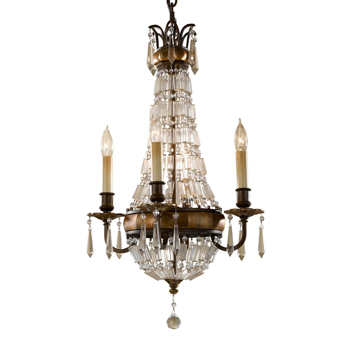 Bellini 4Lt Chandelier Light - British Bronze Finish