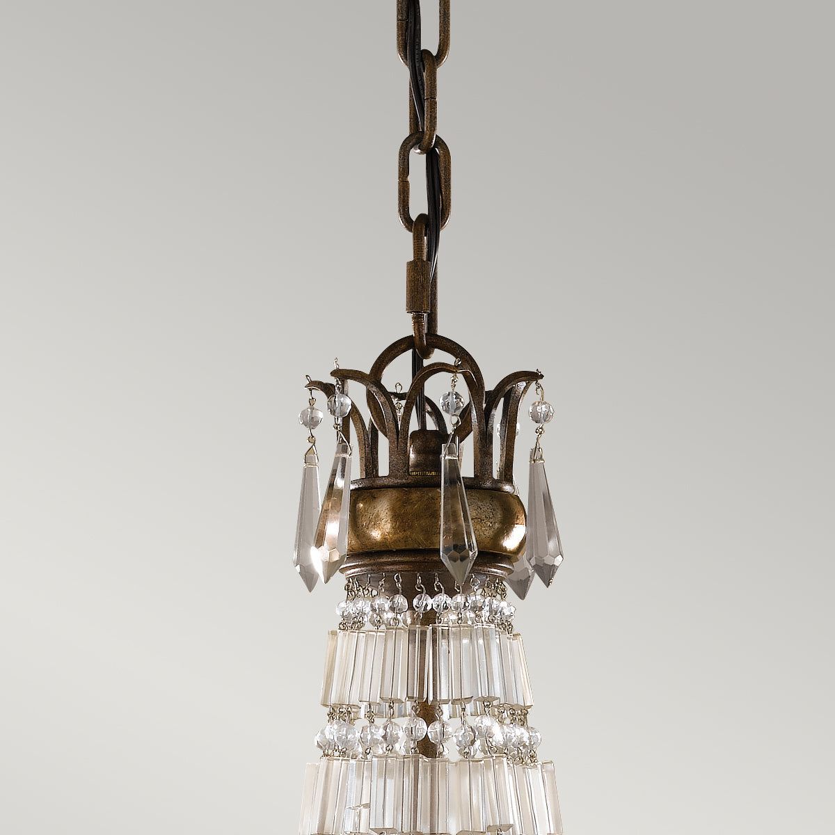Bellini 6Lt Chandelier Light - British Bronze Finish