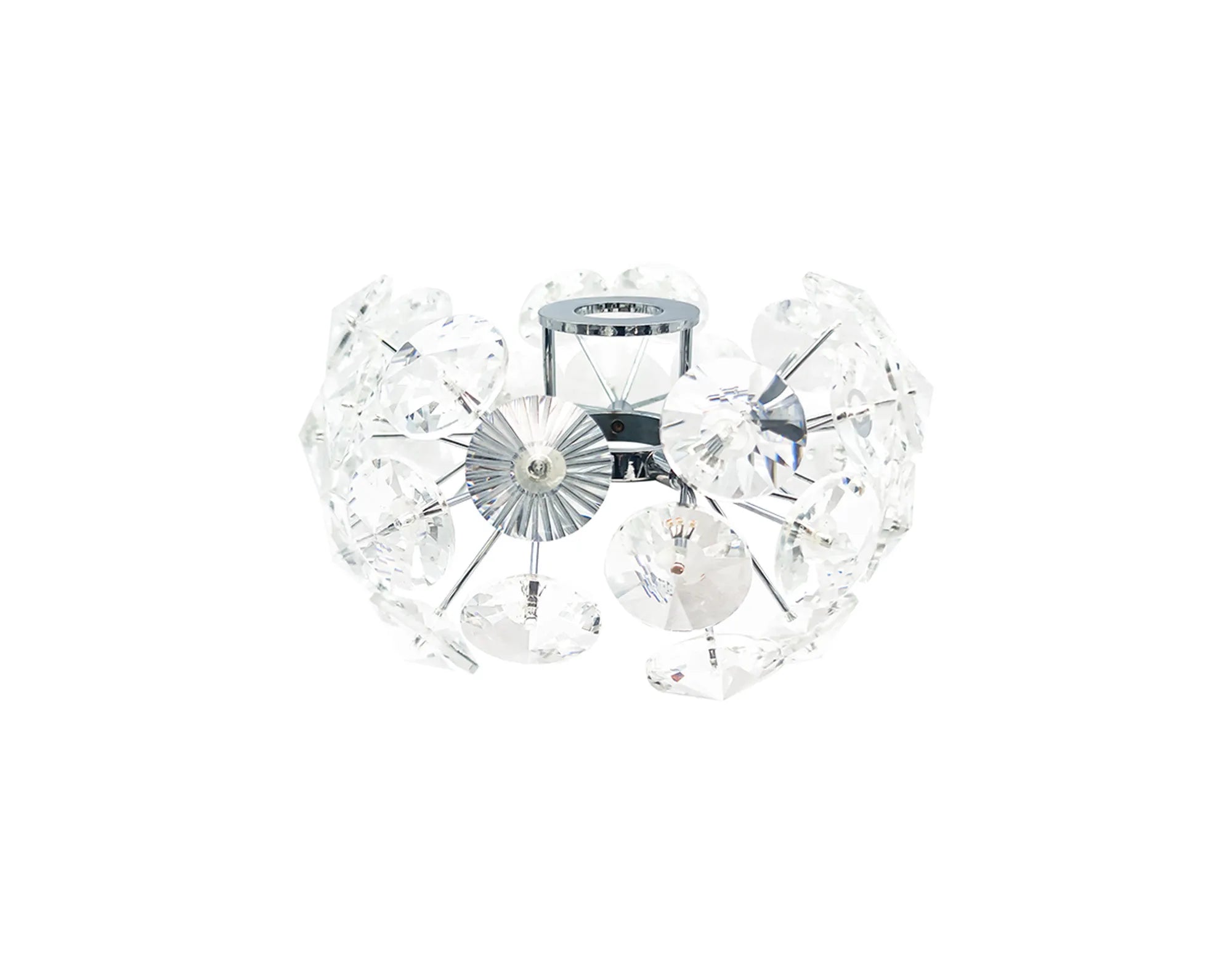 Sophia 3/5/13Lt Flush Ceiling Light- Gold/ Chrome/ Black Finishes