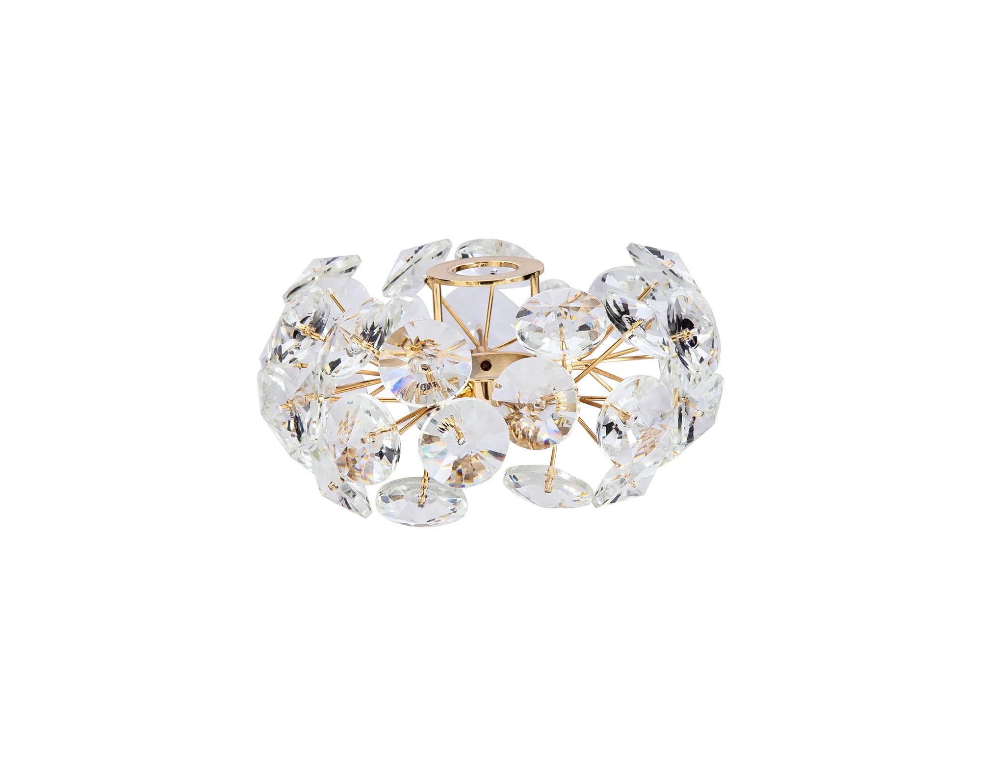 Sophia 3/5/13Lt Flush Ceiling Light- Gold/ Chrome/ Black Finishes