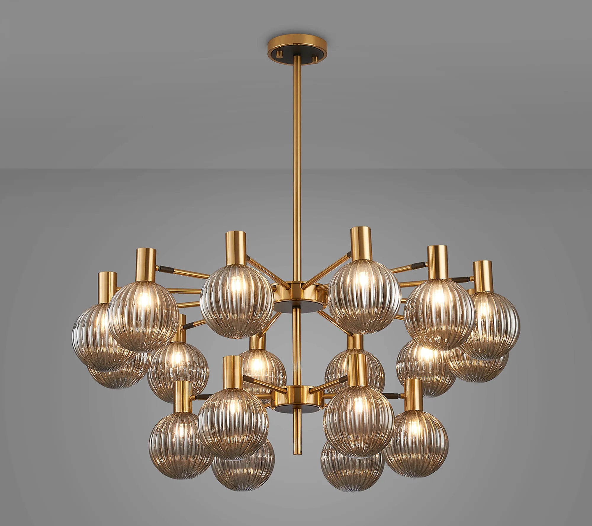 Brantley 18 Light Fixed Pendant/Semi Flush Adjustable Arms Ceiling Light G9- Various Finishes