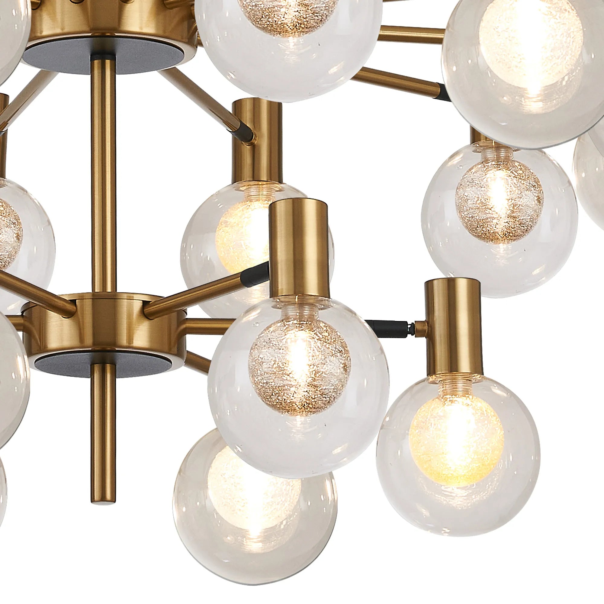 Brantley 18 Light Fixed Pendant/Semi Flush Adjustable Arms Ceiling Light G9- Various Finishes