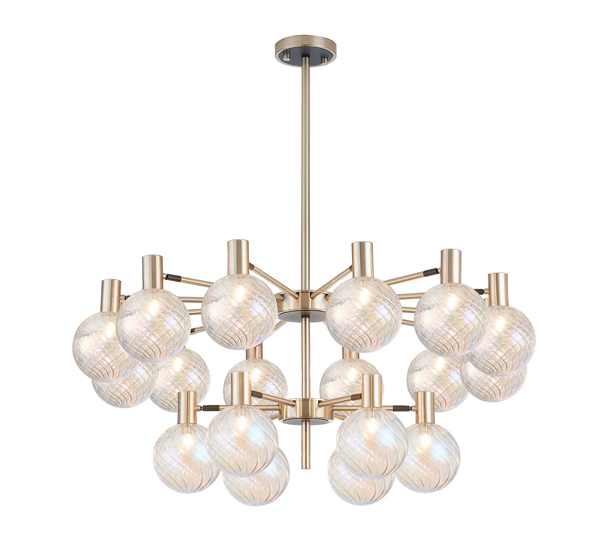 Brantley 18 Light Fixed Pendant/Semi Flush Adjustable Arms Ceiling Light G9- Various Finishes