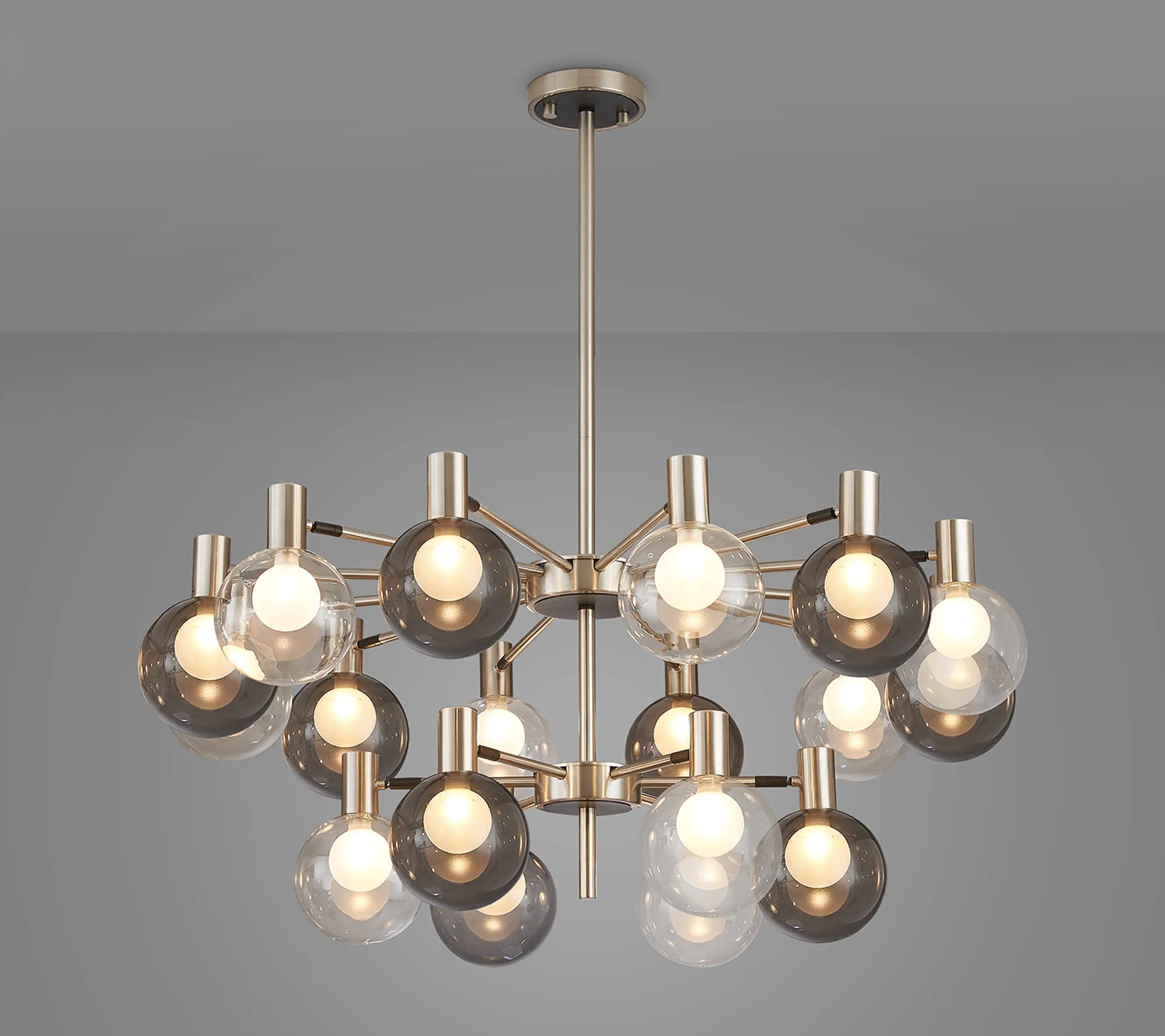 Brantley 18 Light Fixed Pendant/Semi Flush Adjustable Arms Ceiling Light G9- Various Finishes