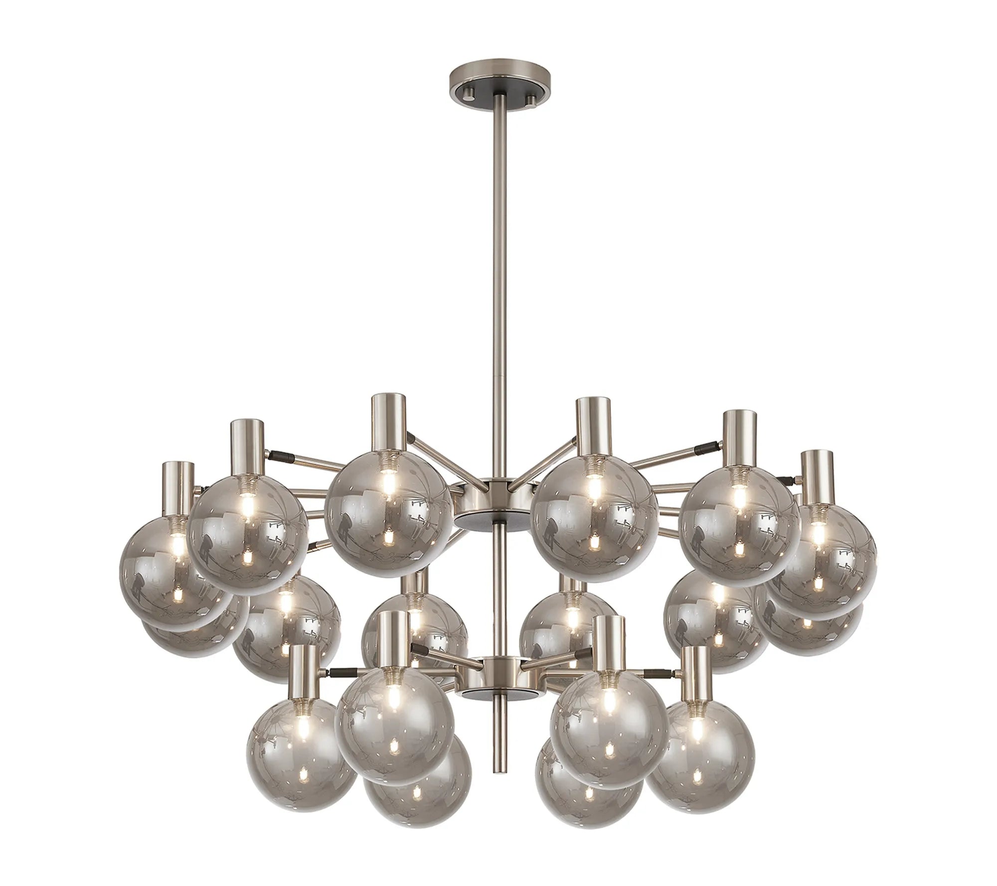 Brantley 18 Light Fixed Pendant/Semi Flush Adjustable Arms Ceiling Light G9- Various Finishes