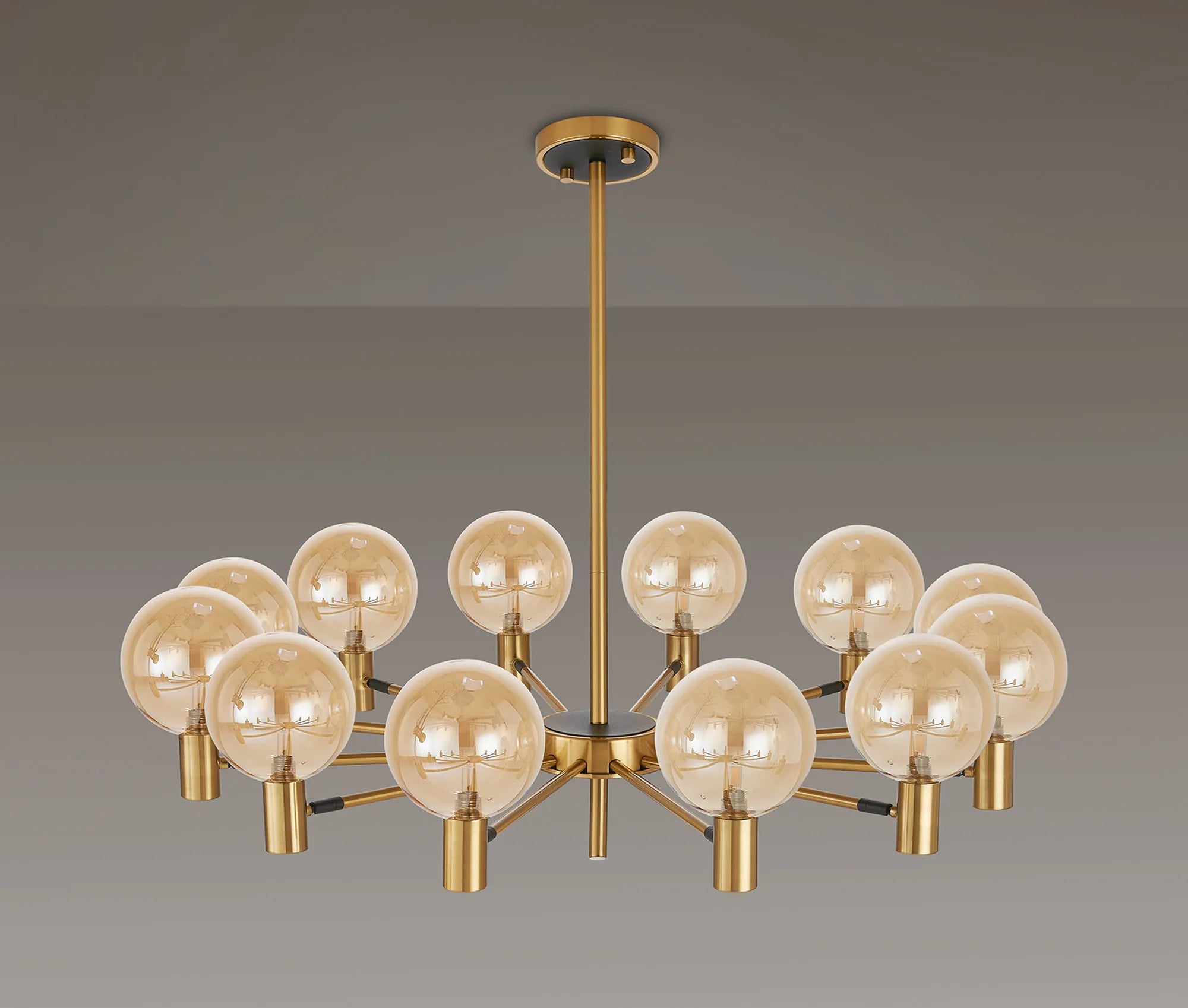 Brantley 8Lt/12Lt  Fixed Pendant/Semi Flush Light Adjustable Arms G9- Various Finishes