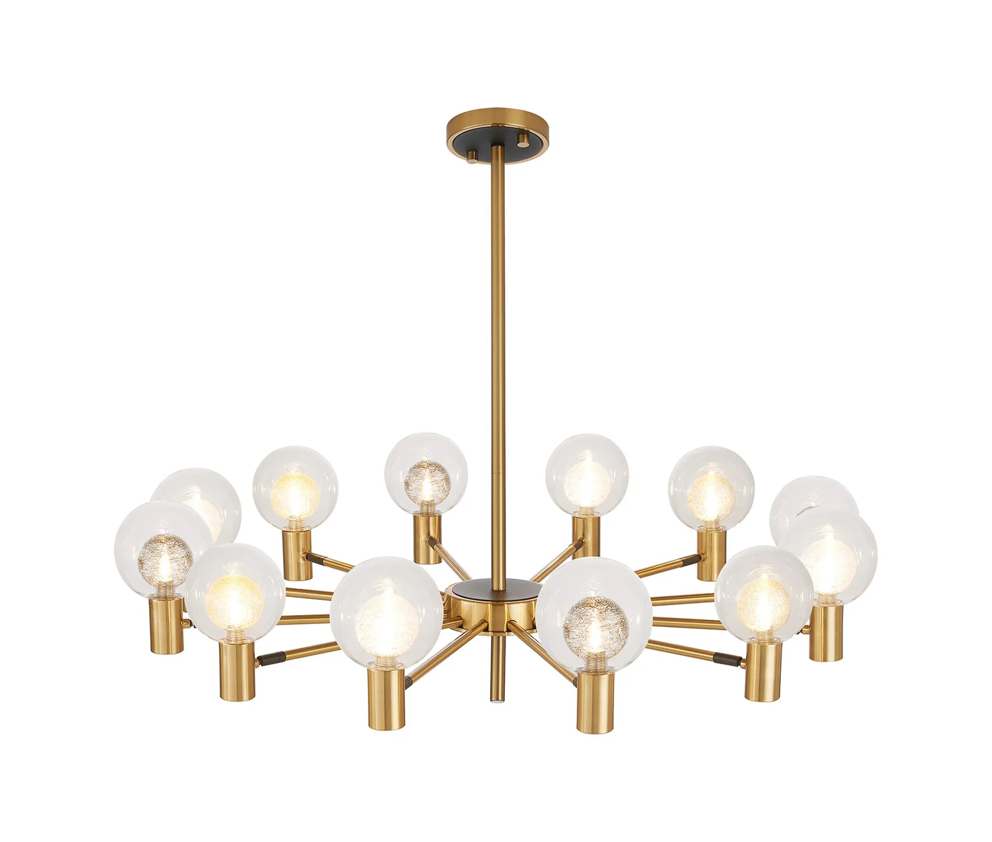 Brantley 8Lt/12Lt  Fixed Pendant/Semi Flush Light Adjustable Arms G9- Various Finishes