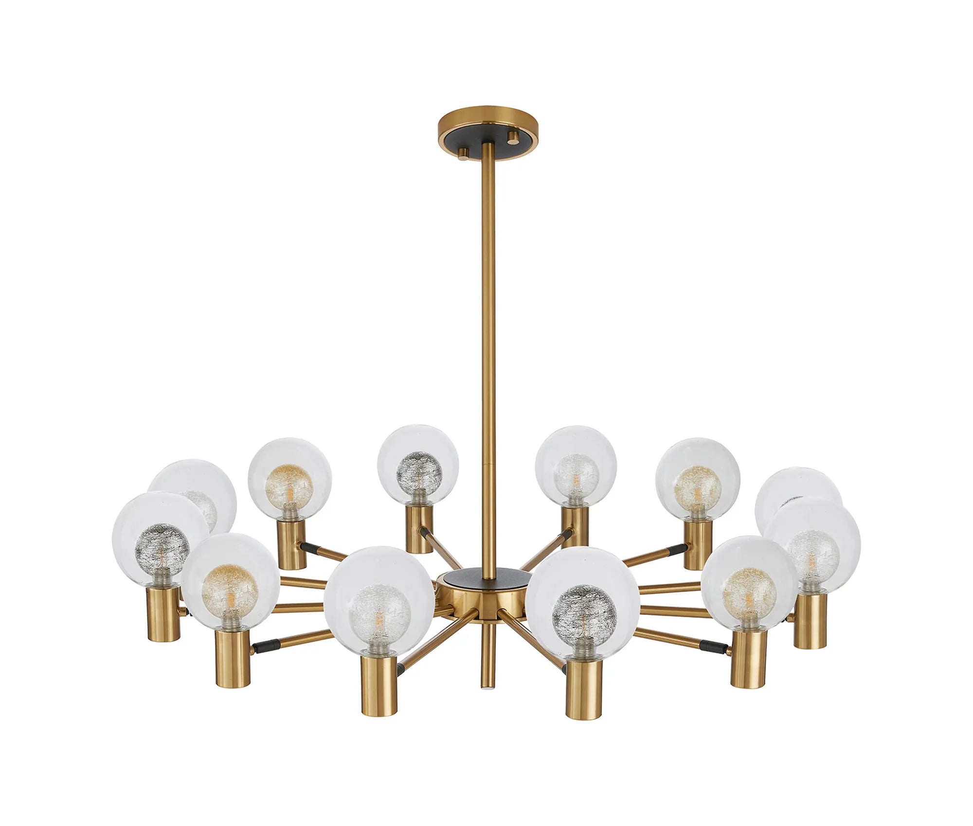 Brantley 8Lt/12Lt  Fixed Pendant/Semi Flush Light Adjustable Arms G9- Various Finishes