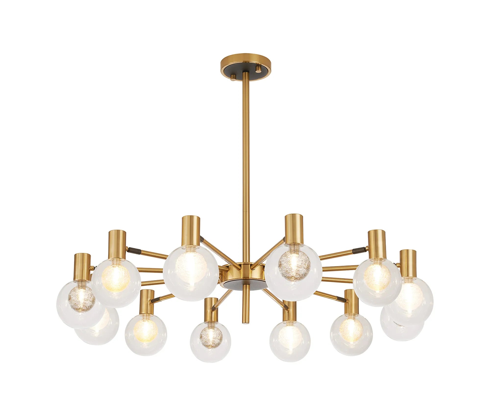 Brantley 8Lt/12Lt  Fixed Pendant/Semi Flush Light Adjustable Arms G9- Various Finishes