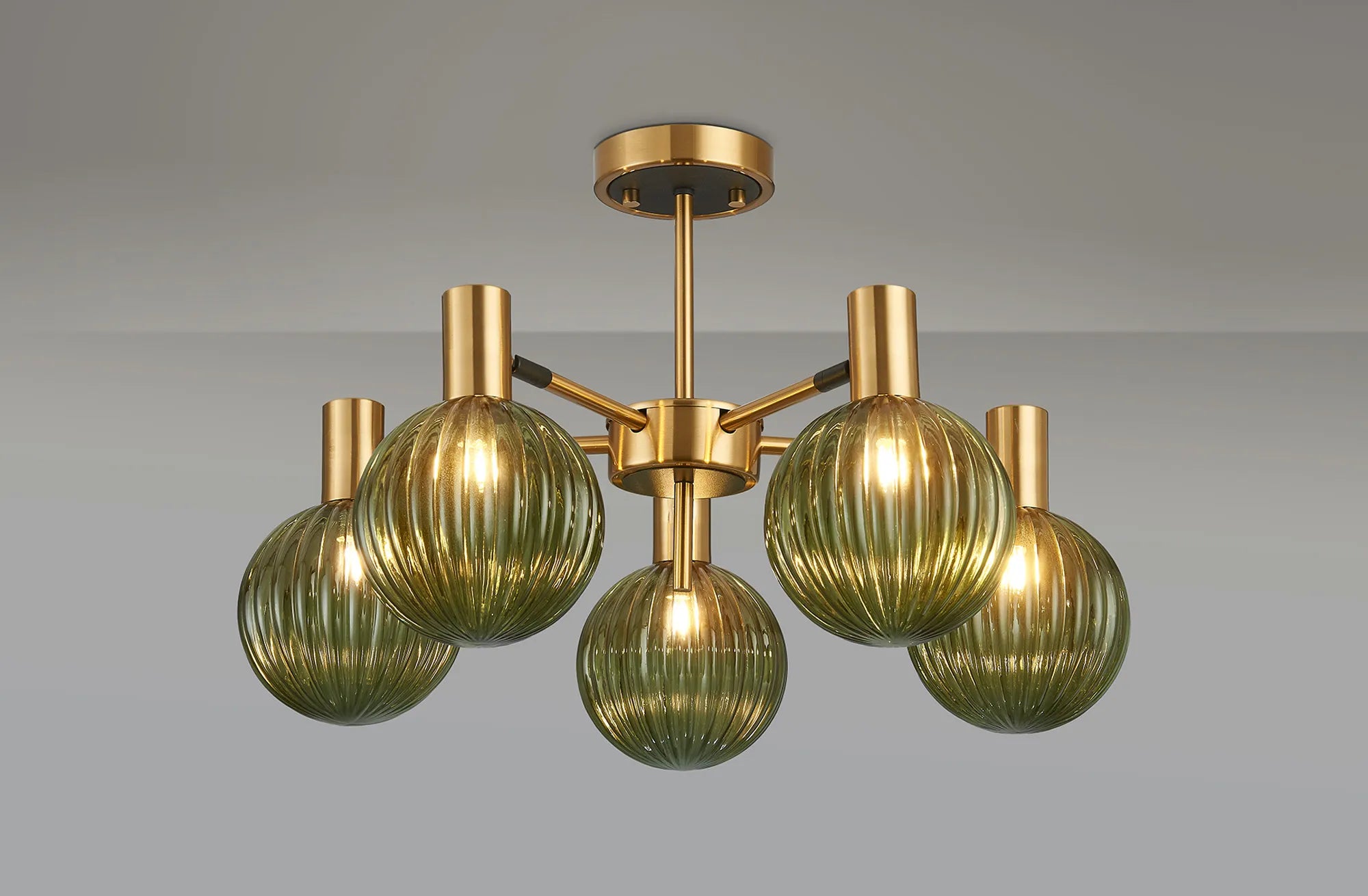 Brantley 3Lt/5 Lt Semi Flush Ceiling Light G9- Various Finishes