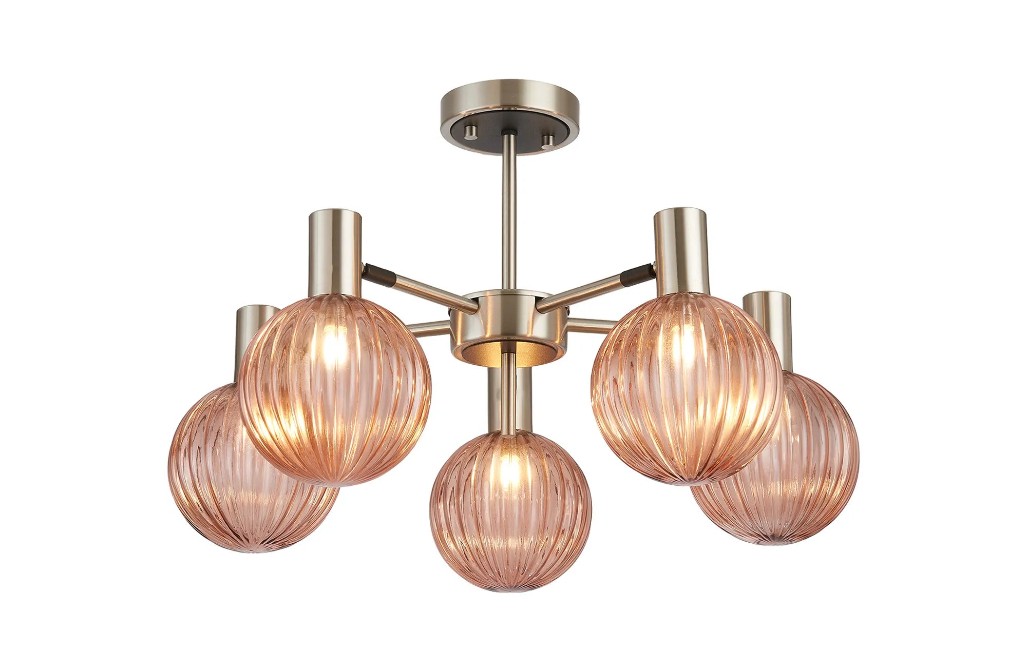 Brantley 3Lt/5 Lt Semi Flush Ceiling Light G9- Various Finishes