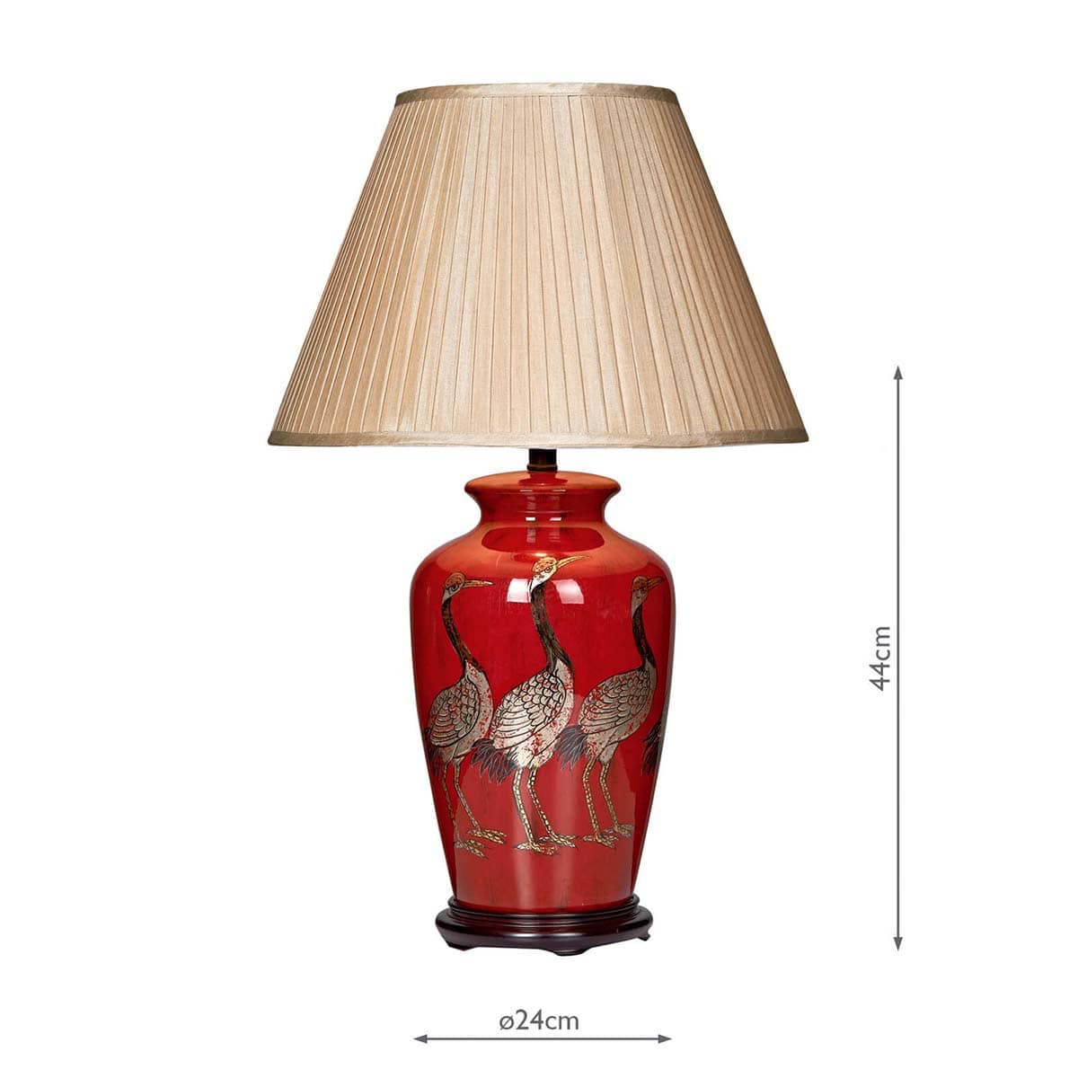 Bertha Table Lamp Red