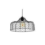 Bern 1Lt Pendant Matt Black/ Matt Gold