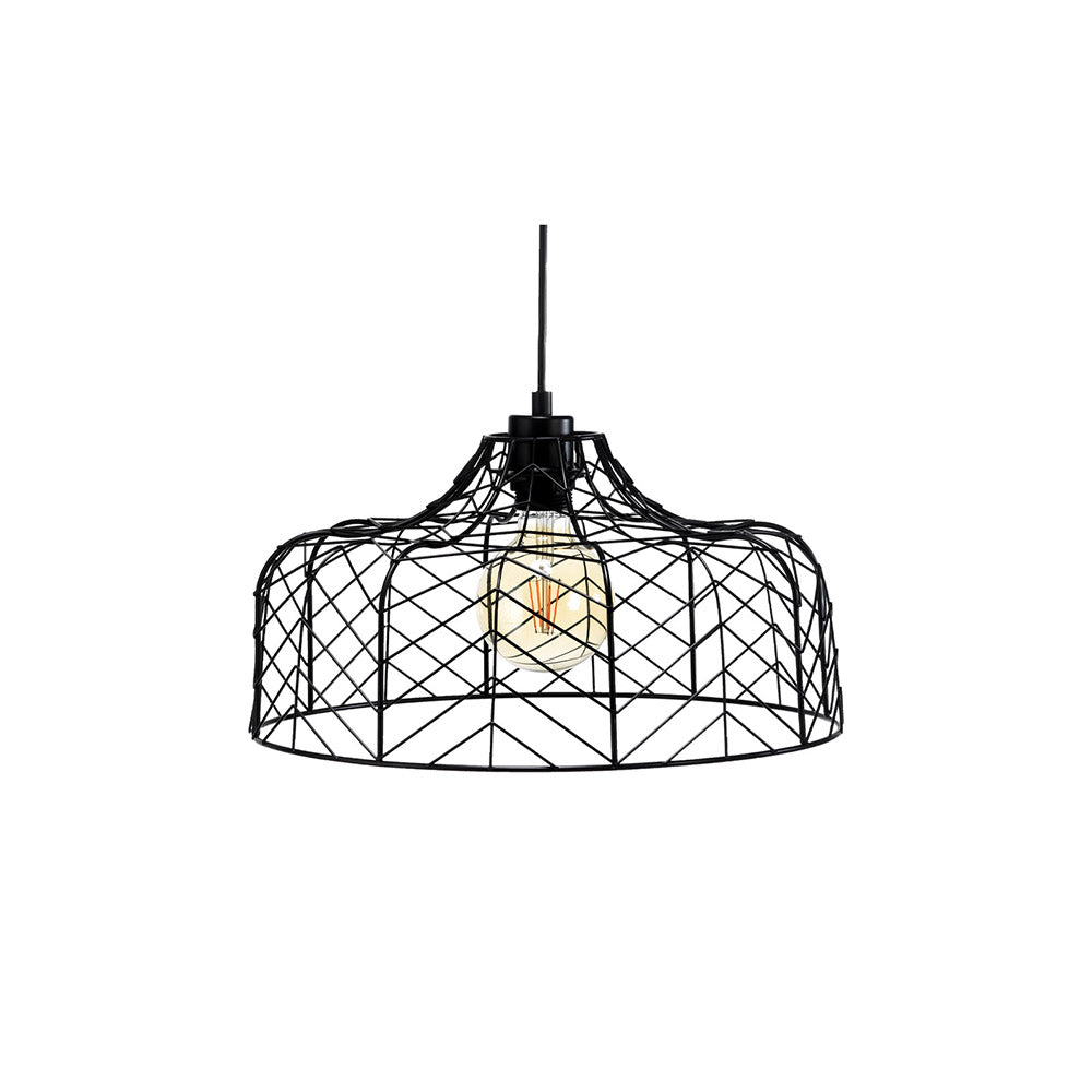 Bern 1Lt Pendant Matt Black/ Matt Gold