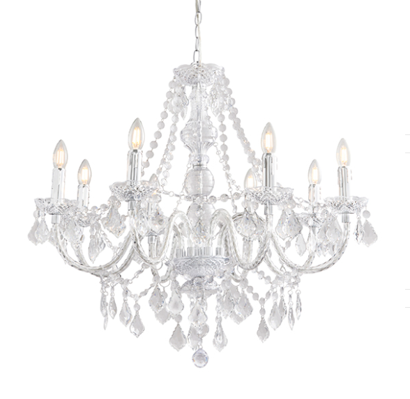 Bethany 8lt Pendant Chandelier - Cusack Lighting