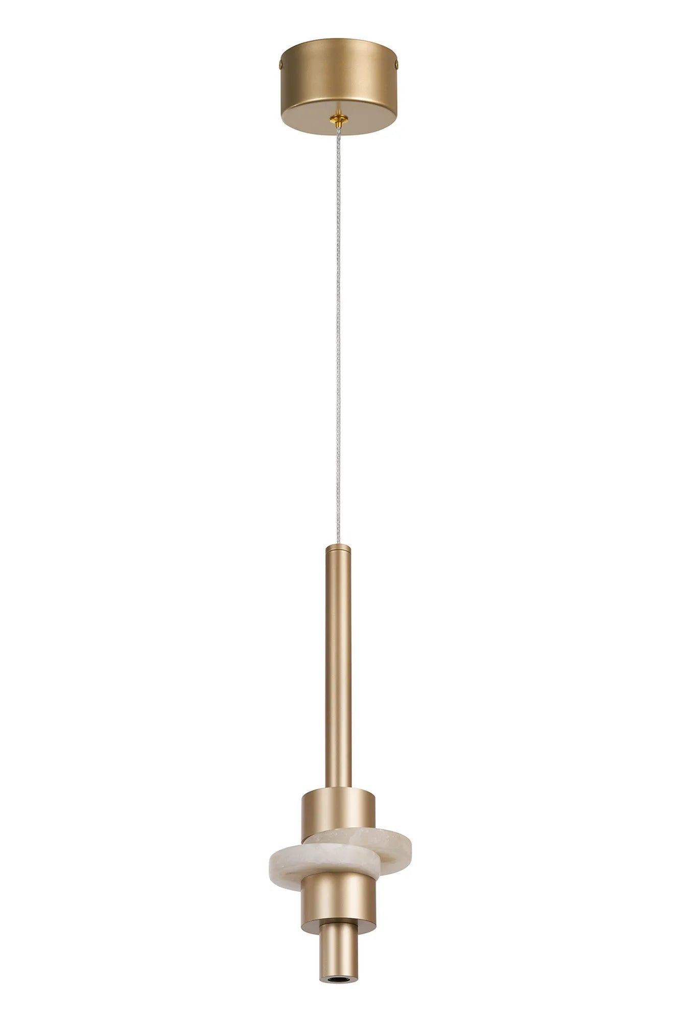 Betty 7W LED Alabaster Pendant- Various Finishes