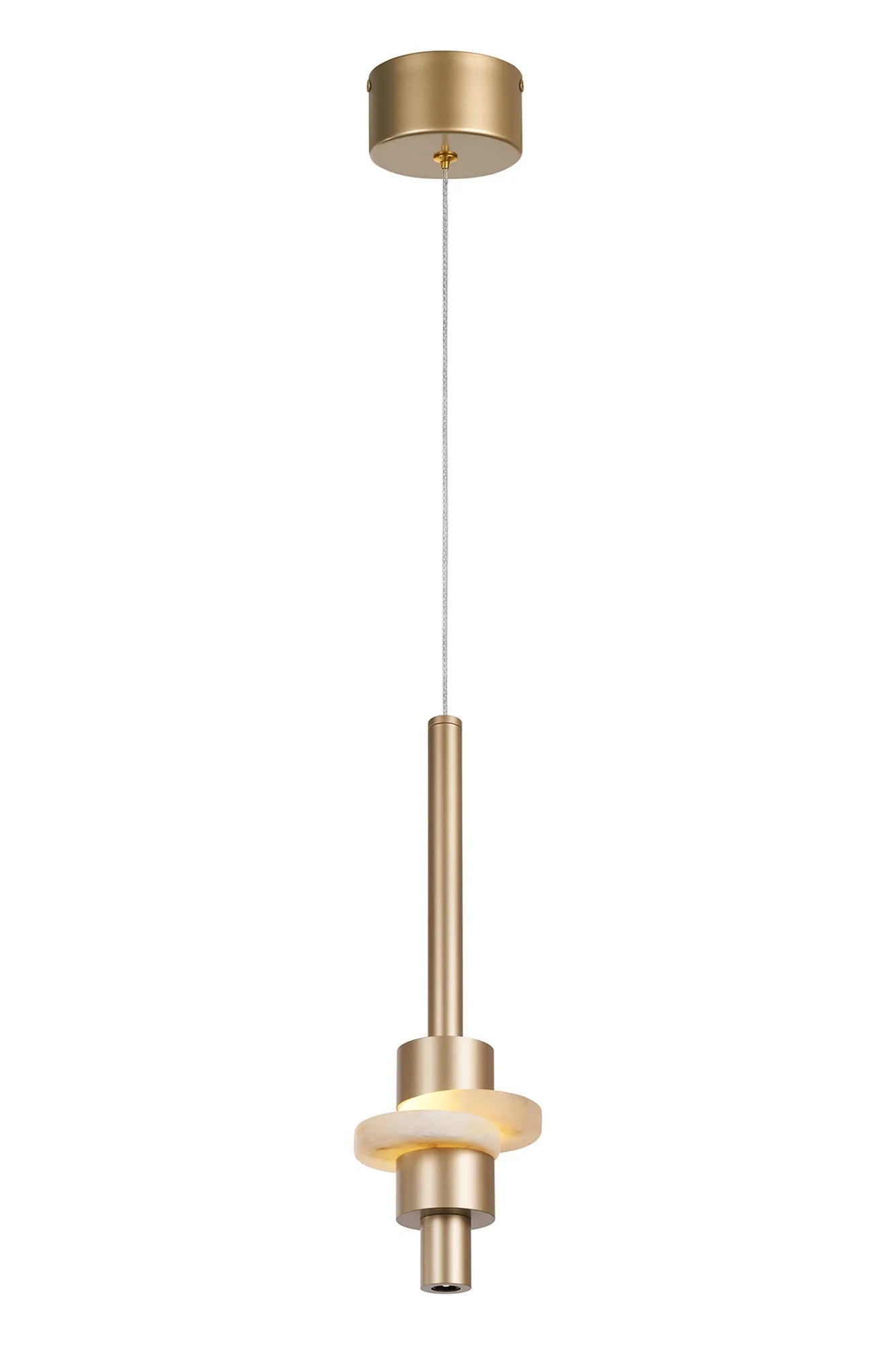 Betty 7W LED Alabaster Pendant- Various Finishes