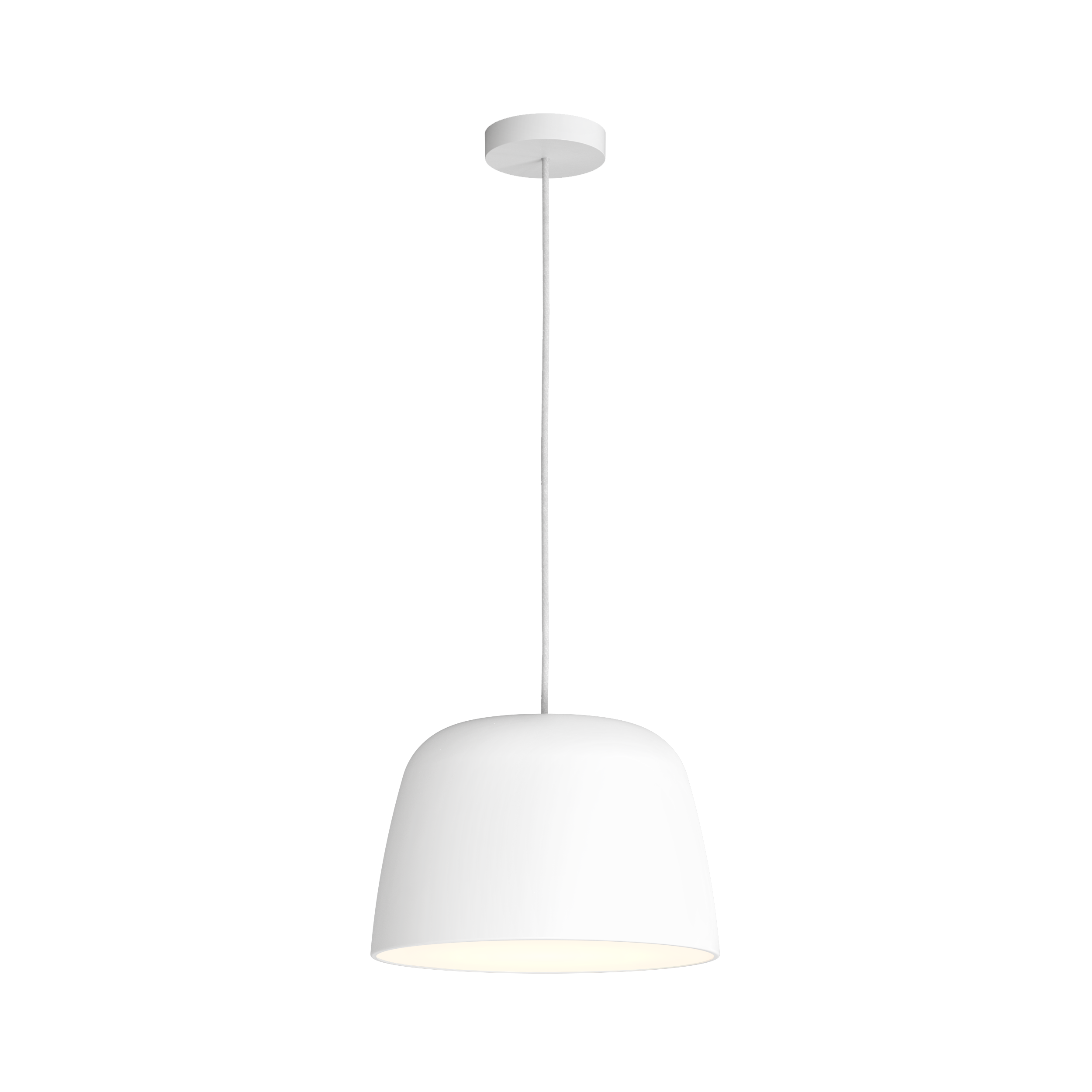 Taiko Pendant Indoor Pedant in Matt Black/Matt White E27 IP20