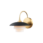 Barron 1Lt Wall Sconce - Aged Brass