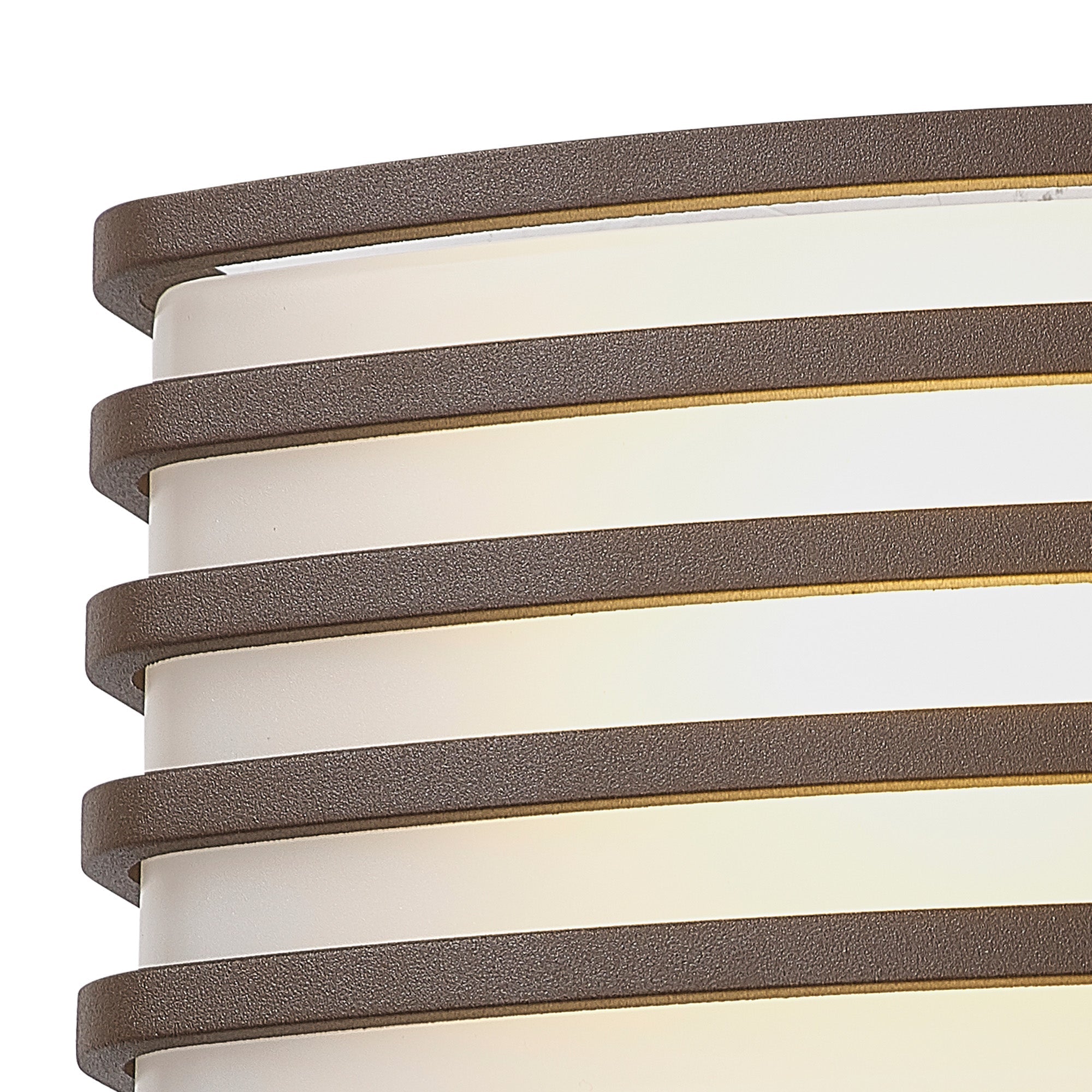 Bilbao Outdoor Wall Light, 1 x E27, IP54, Anthracite/Matt Black/Matt Brown & Opal PC Shade, 2yrs Warranty