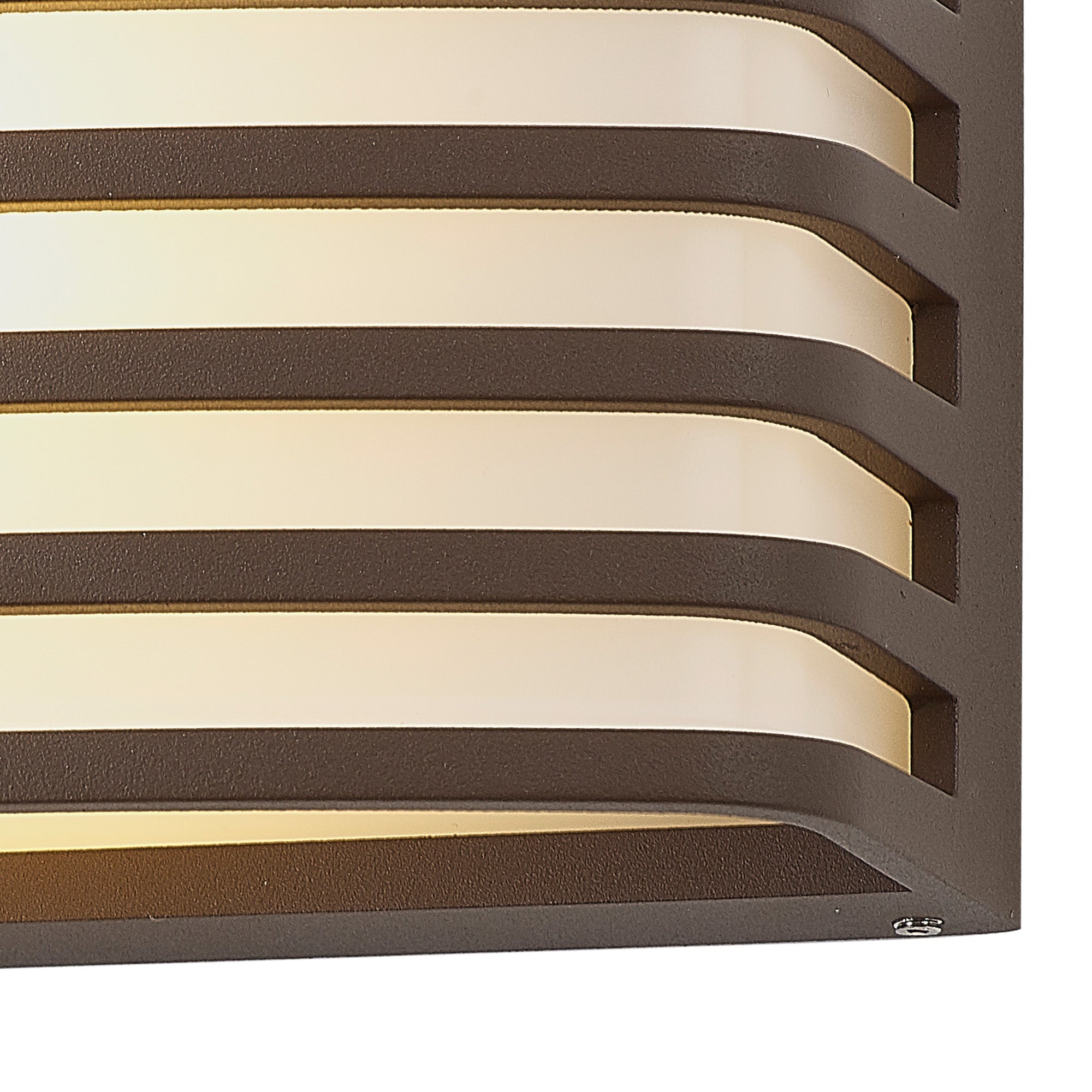 Bilbao Outdoor Wall Light, 1 x E27, IP54, Anthracite/Matt Black/Matt Brown & Opal PC Shade, 2yrs Warranty