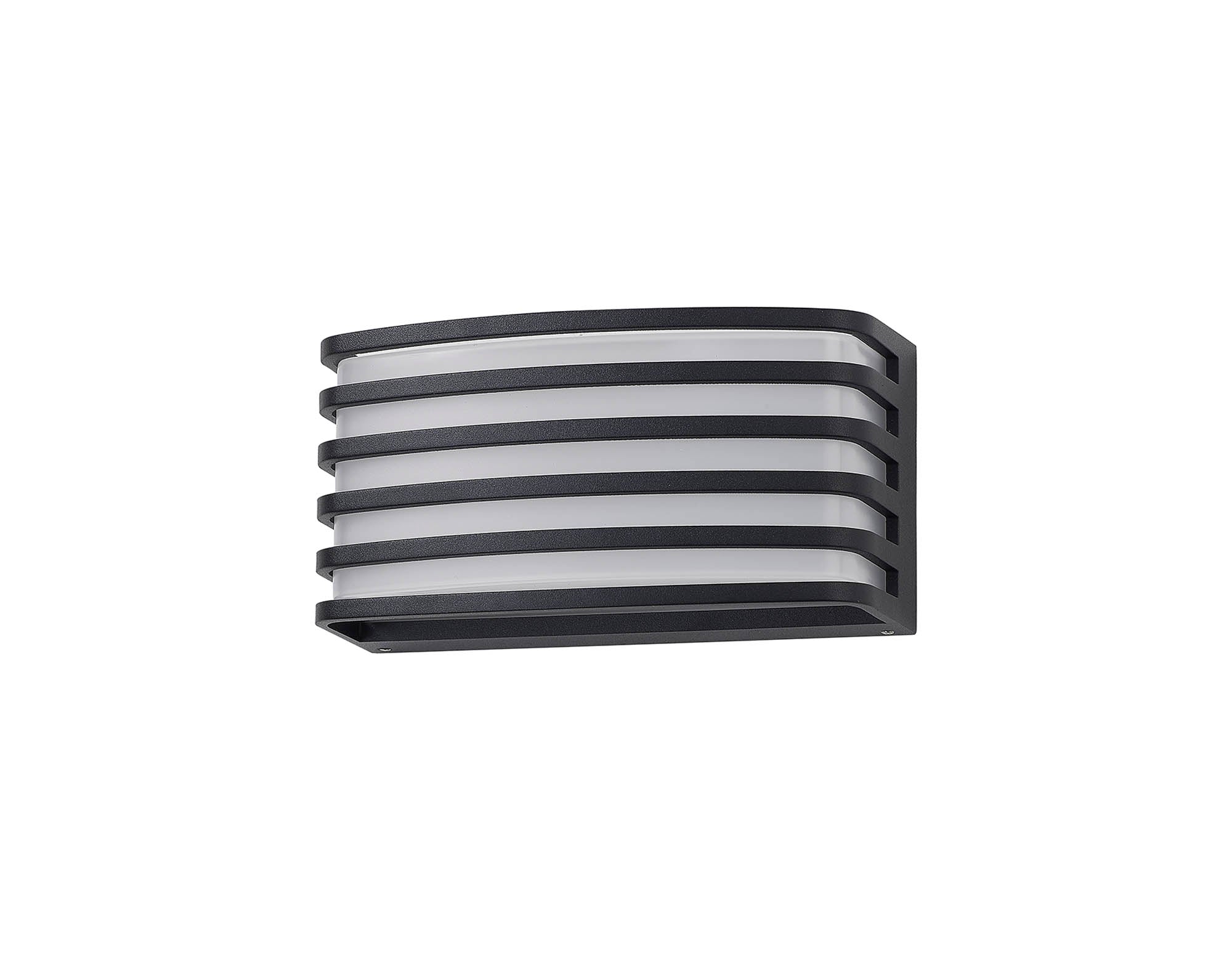 Bilbao Outdoor Wall Light, 1 x E27, IP54, Anthracite/Matt Black/Matt Brown & Opal PC Shade, 2yrs Warranty