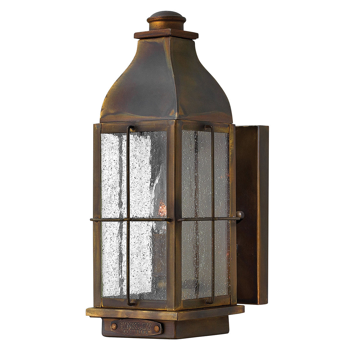 Bingham Small Wall Lantern - Sienna Finish
