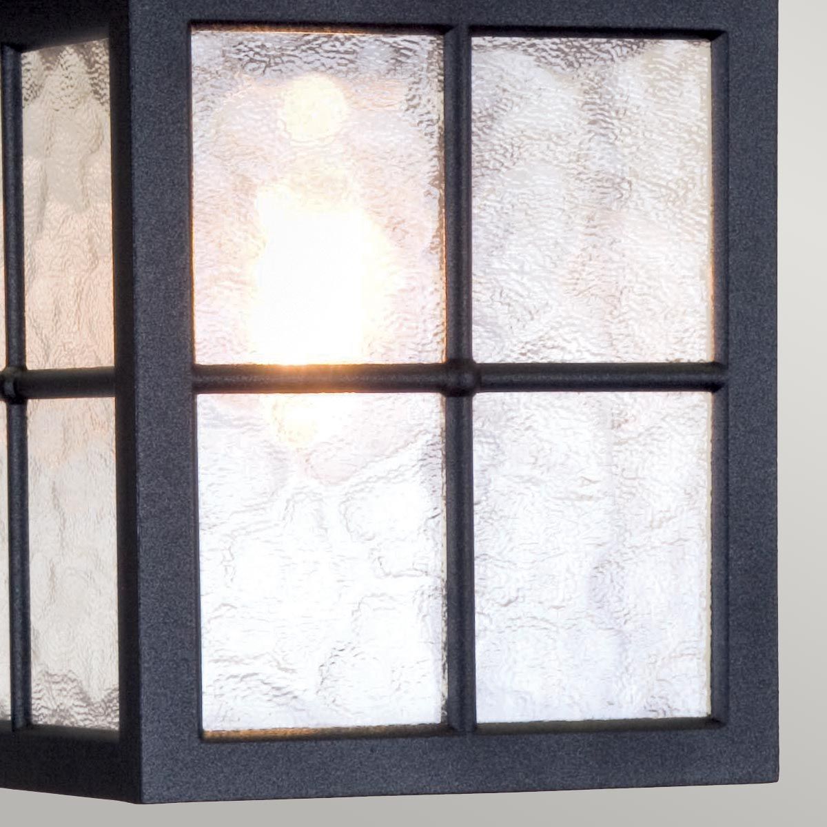Winchester 1 Light Chain Lantern - Black IP23 E27