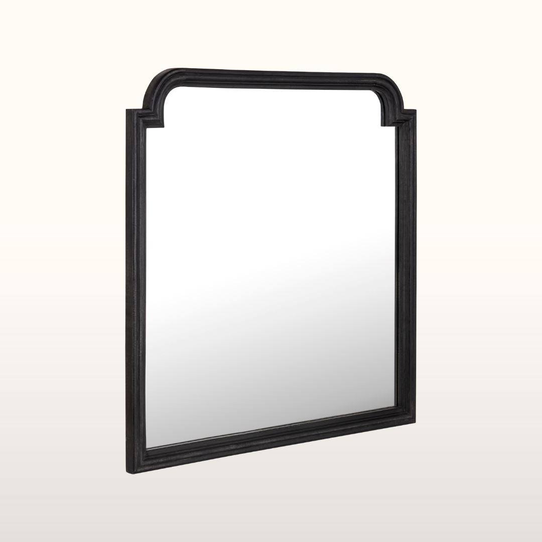 Oscar Mantle Mirror- Gold/ Black Finishes