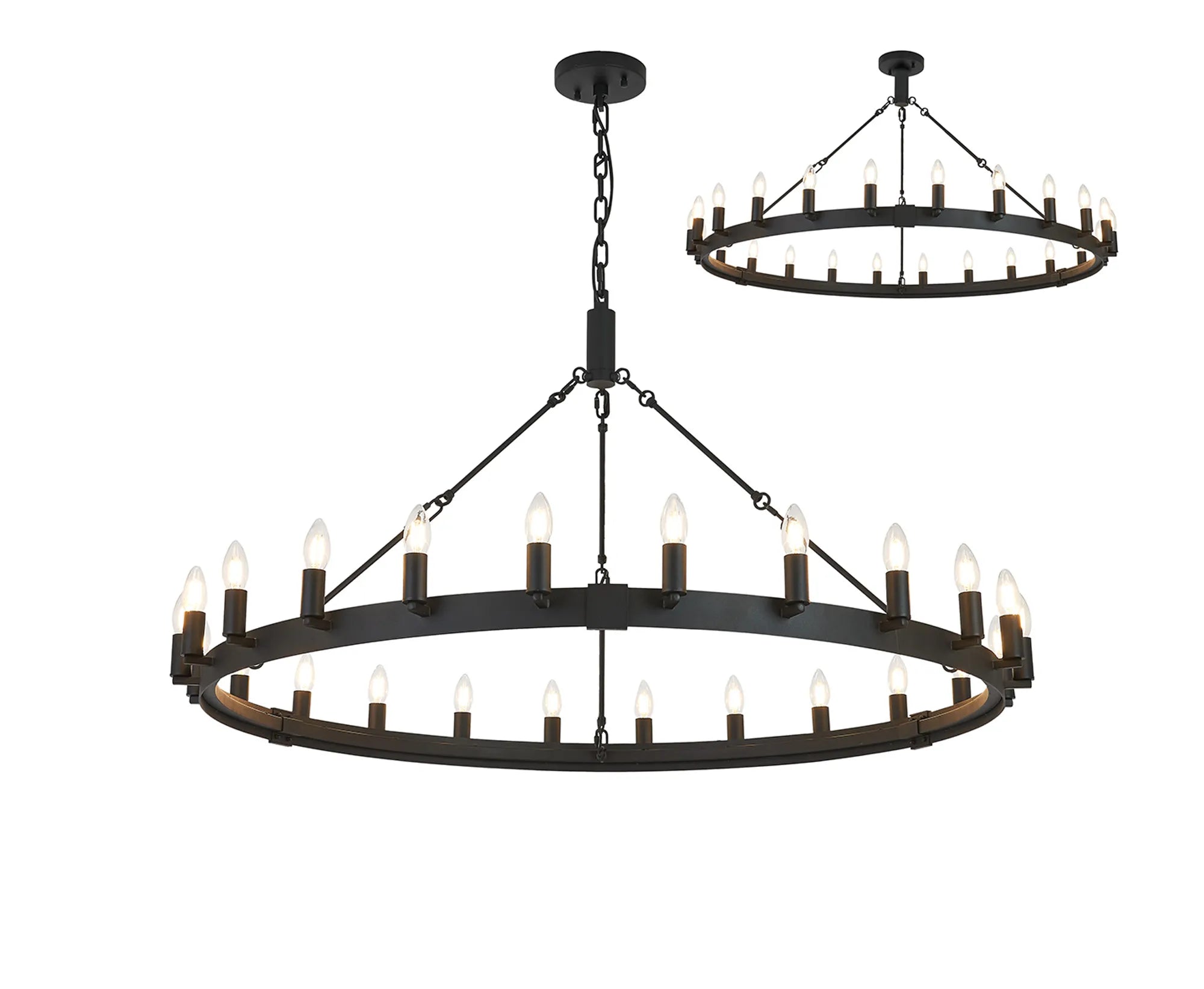Blare 24Lt/30Lt Chandelier - Various Finishes