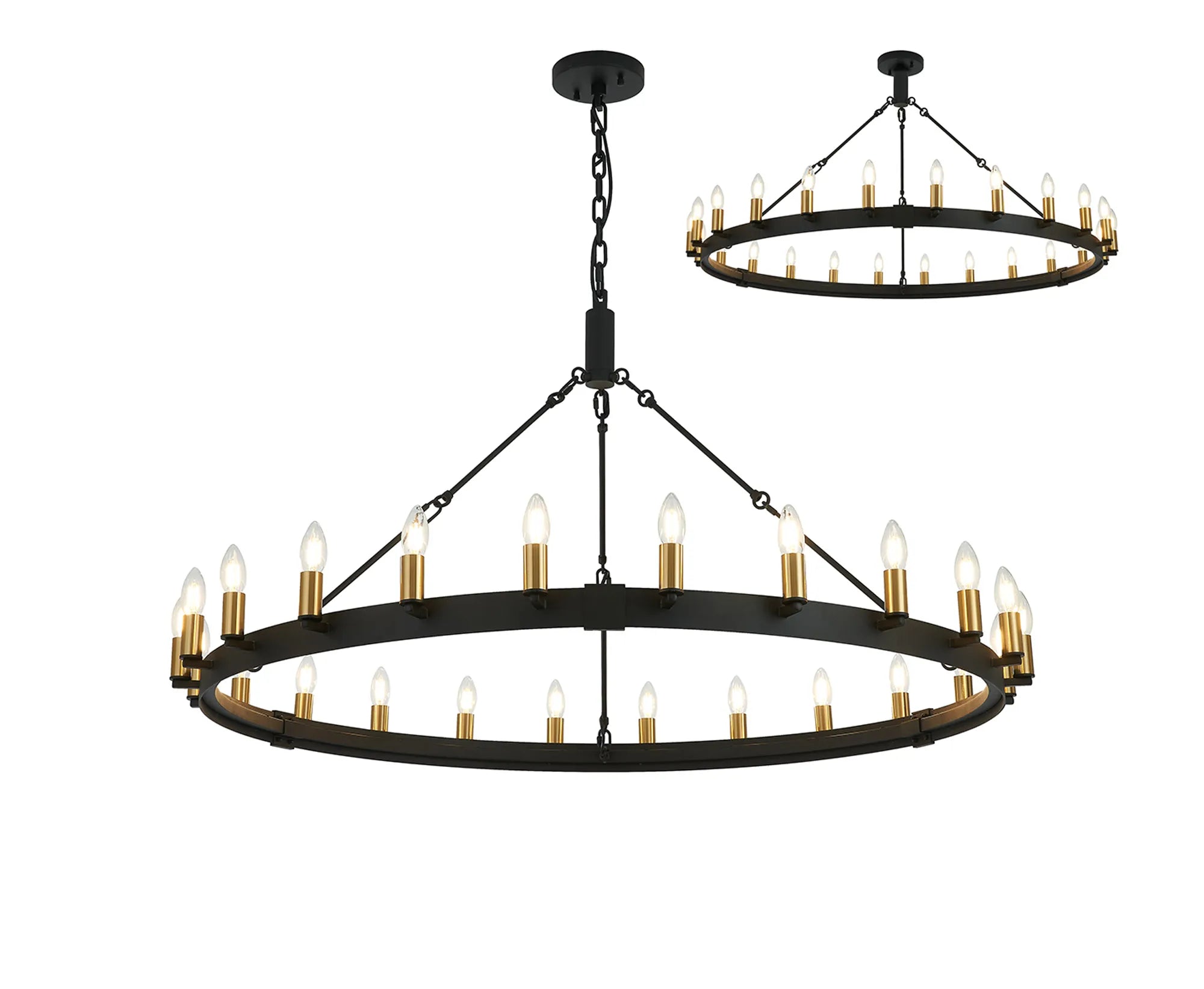 Blare 24Lt/30Lt Chandelier - Various Finishes