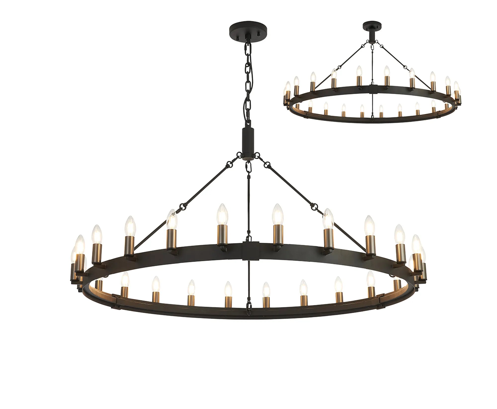 Blare 24Lt/30Lt Chandelier - Various Finishes