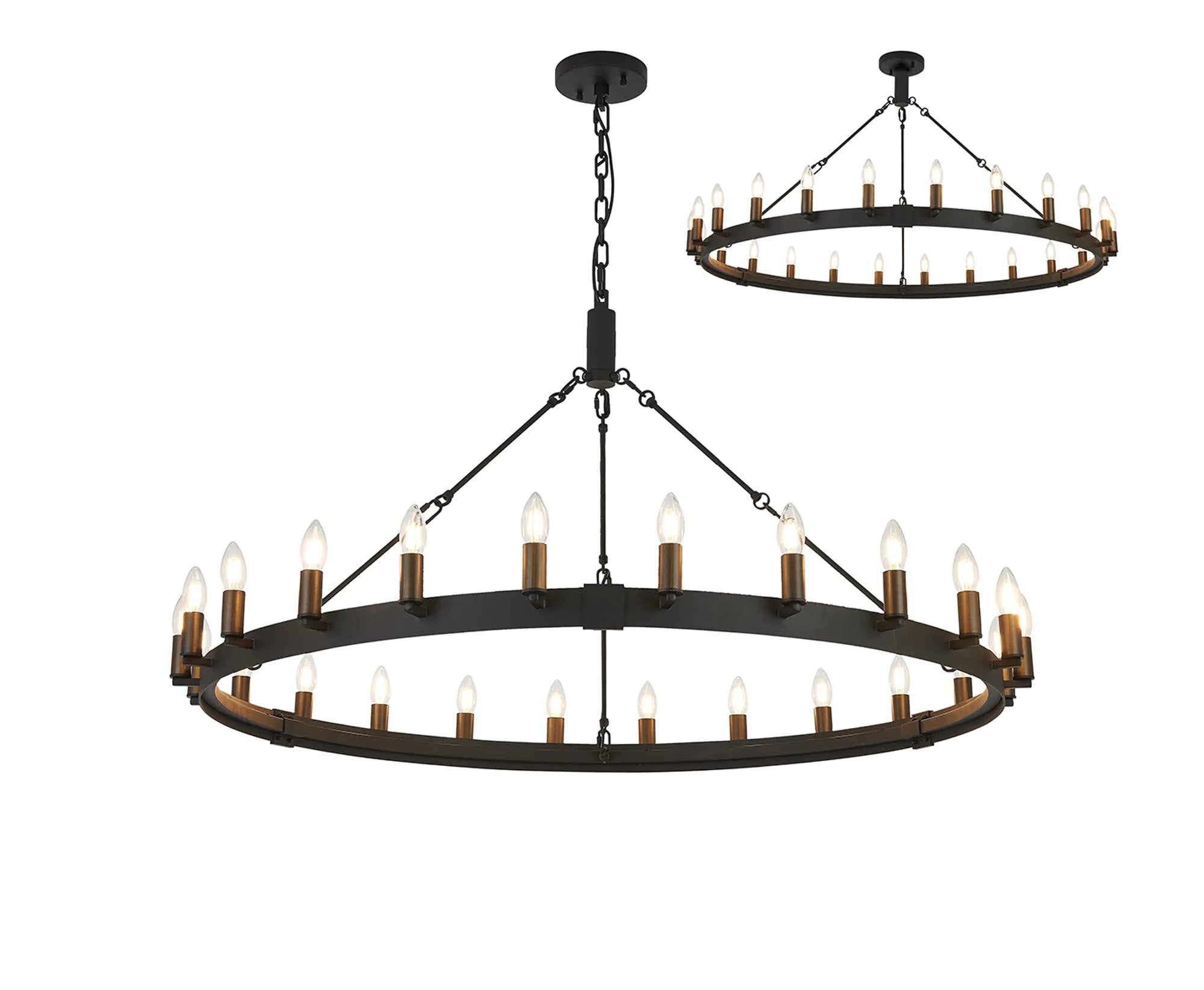 Blare 24Lt/30Lt Chandelier - Various Finishes