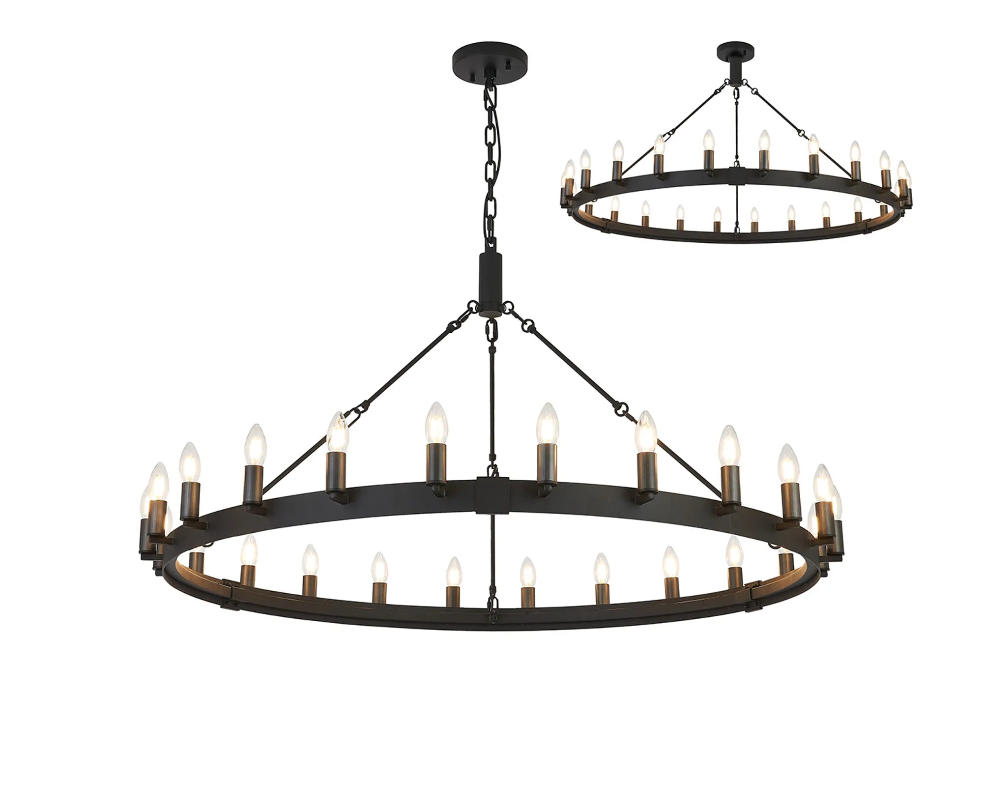 Blare 24Lt/30Lt Chandelier - Various Finishes