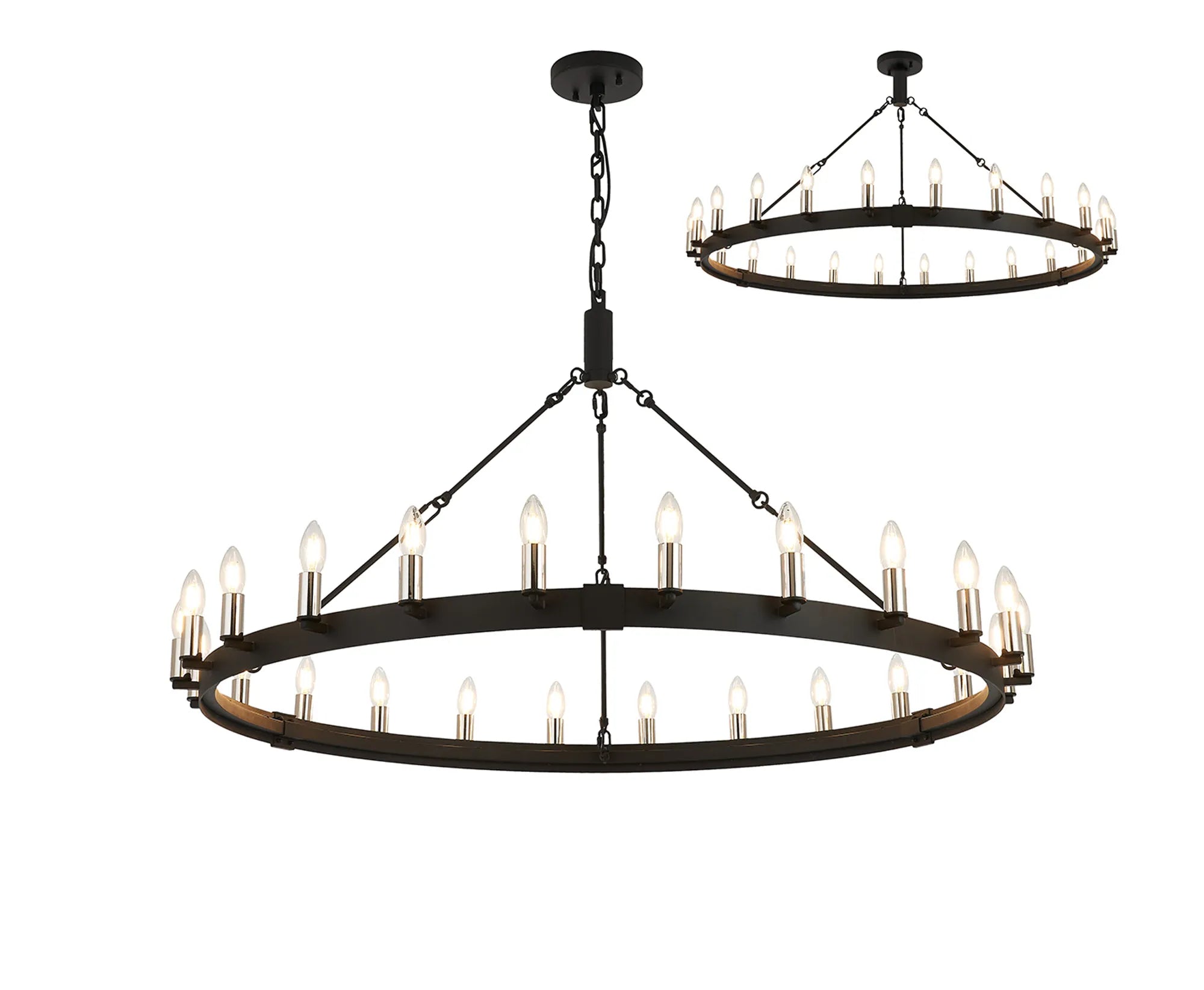 Blare 24Lt/30Lt Chandelier - Various Finishes
