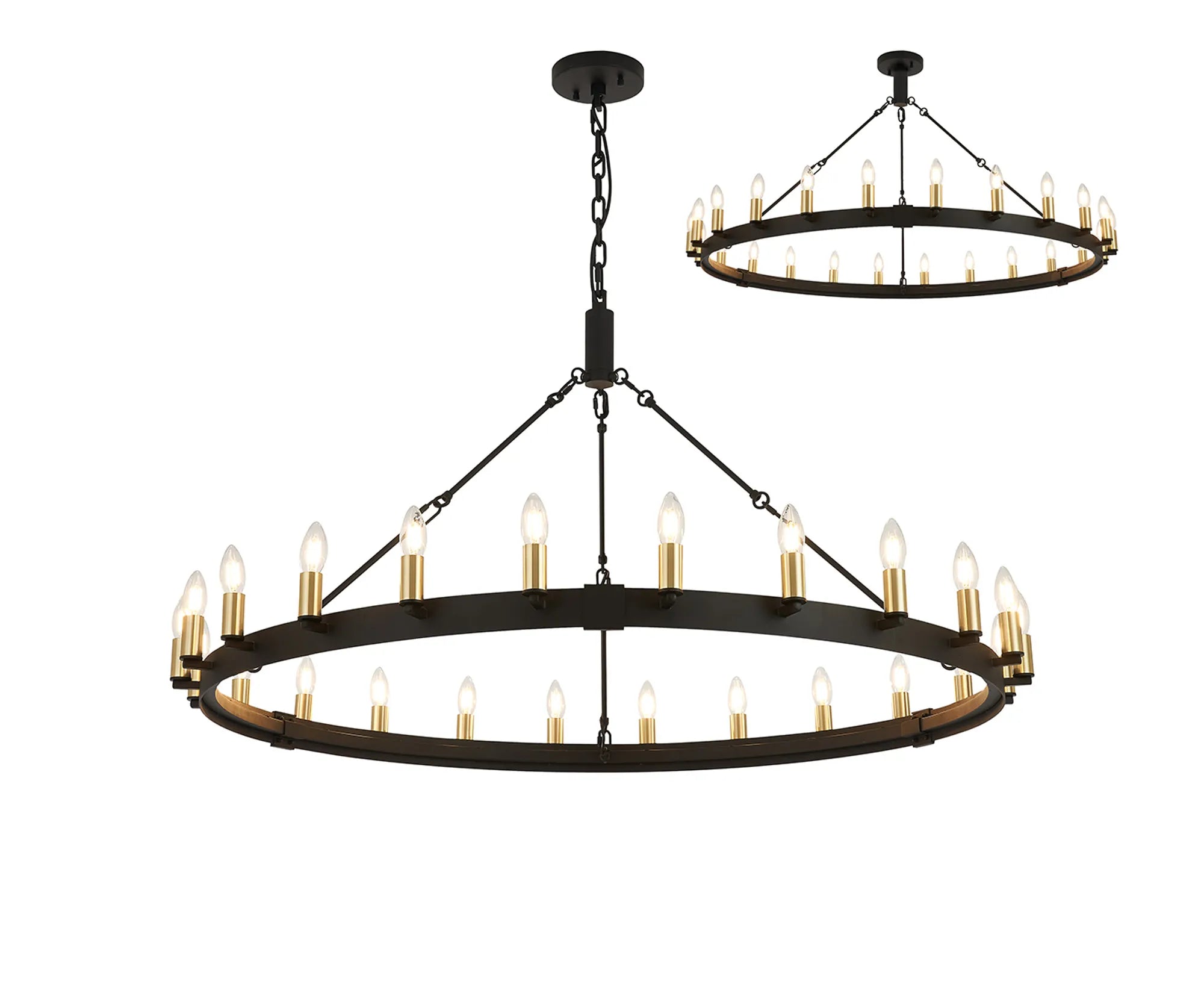 Blare 24Lt/30Lt Chandelier - Various Finishes