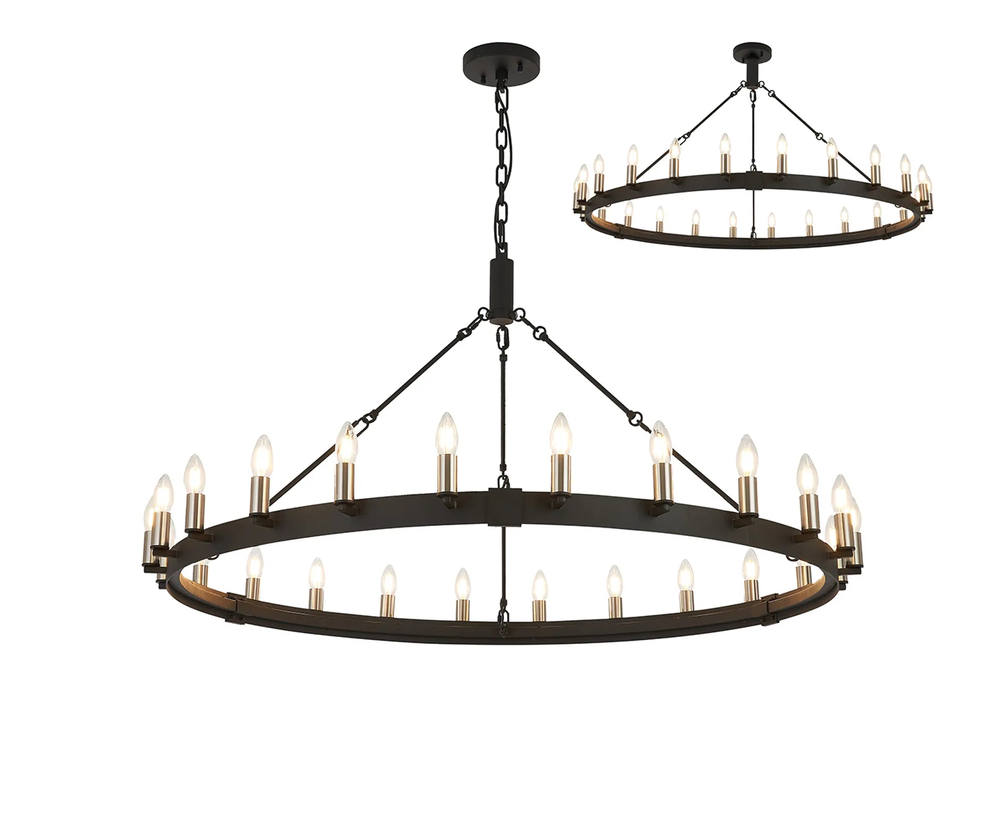 Blare 24Lt/30Lt Chandelier - Various Finishes