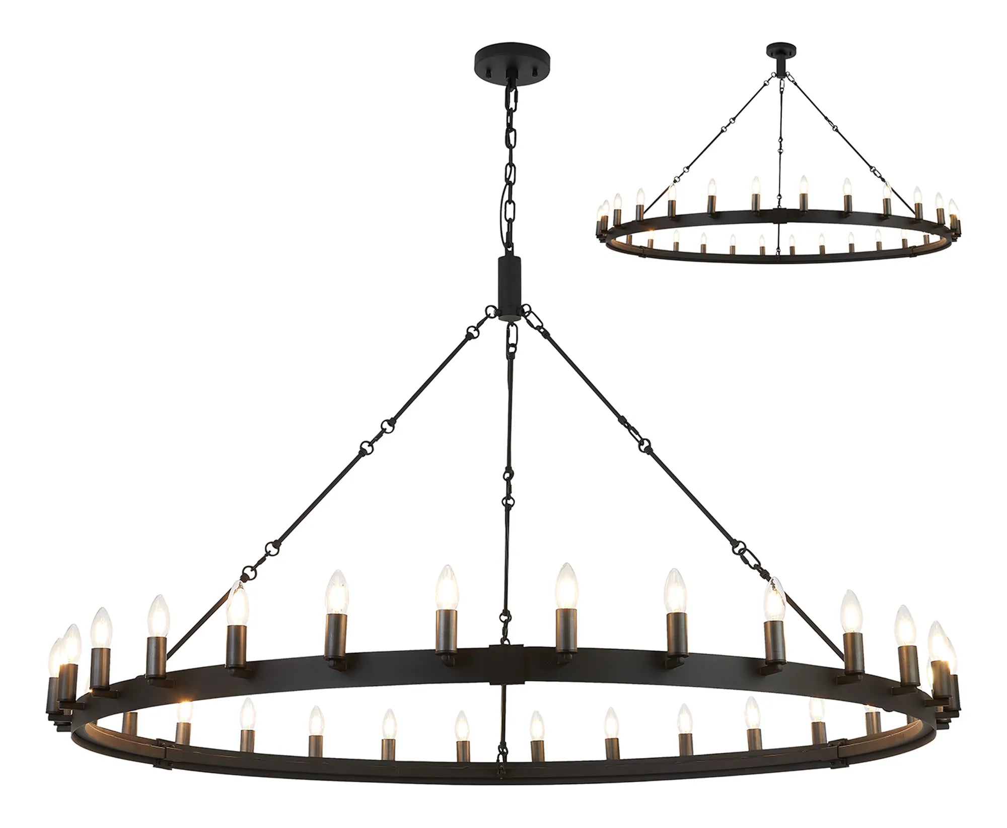 Blare 24Lt/30Lt Chandelier - Various Finishes